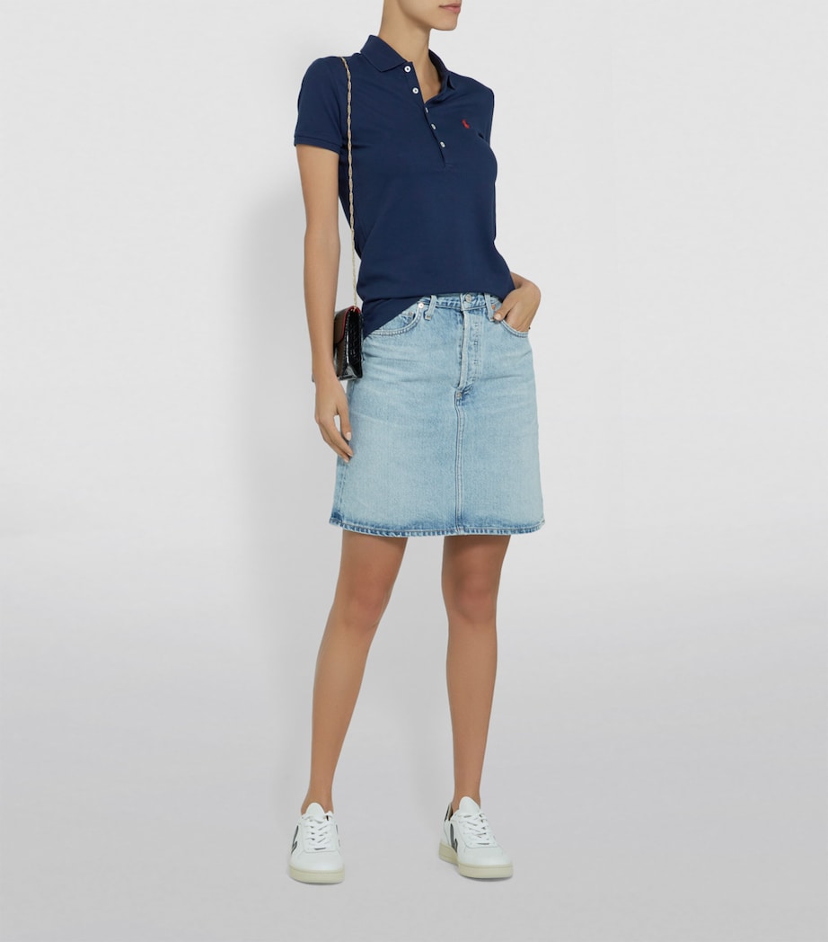 Stretch-Cotton Julie Polo Shirt NEWPORT NAVY Image 4