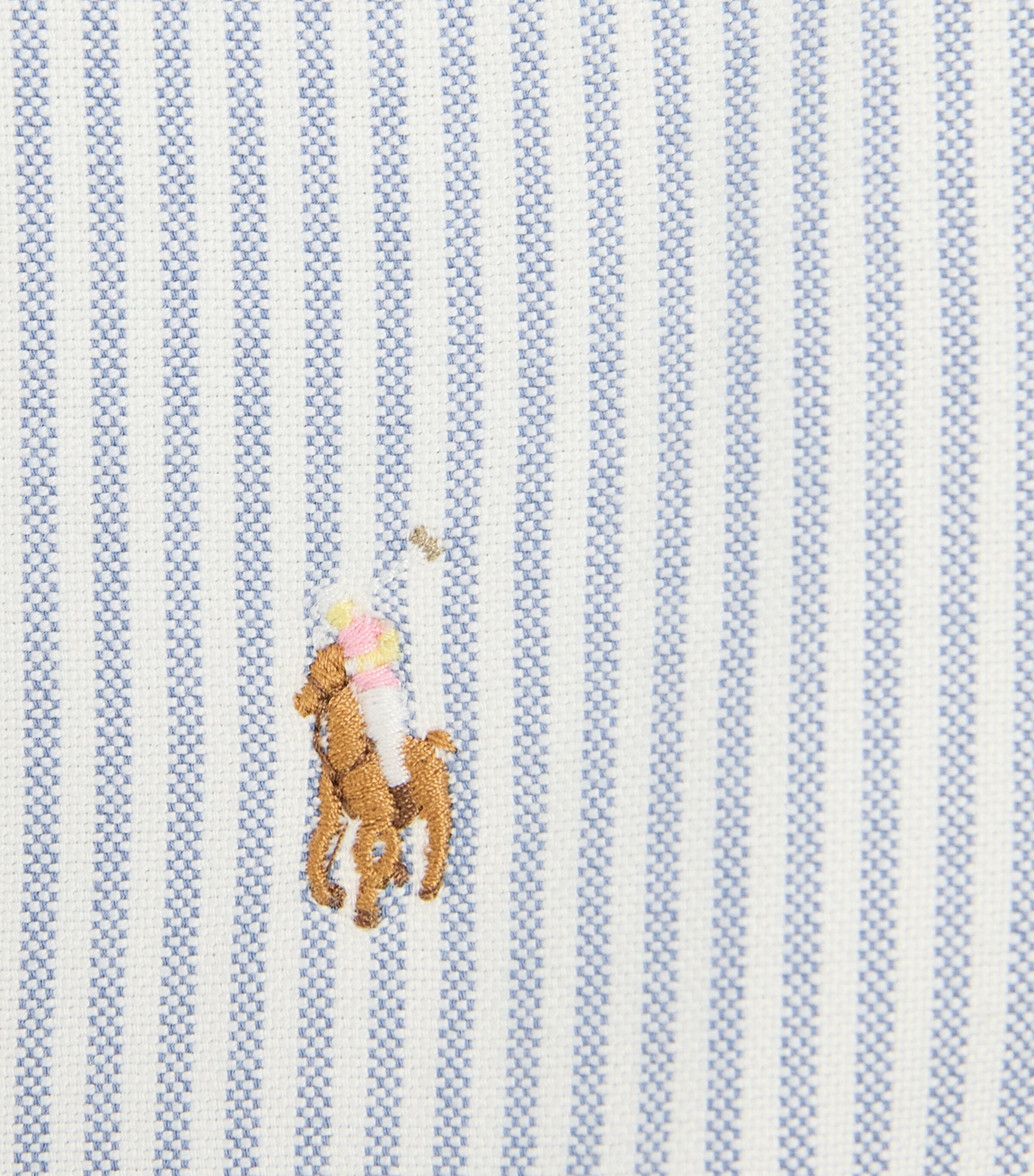 Ralph Lauren Kids Cotton Stripe Shirt Dress (2-6 Years) Bsr Blue/white Image 3