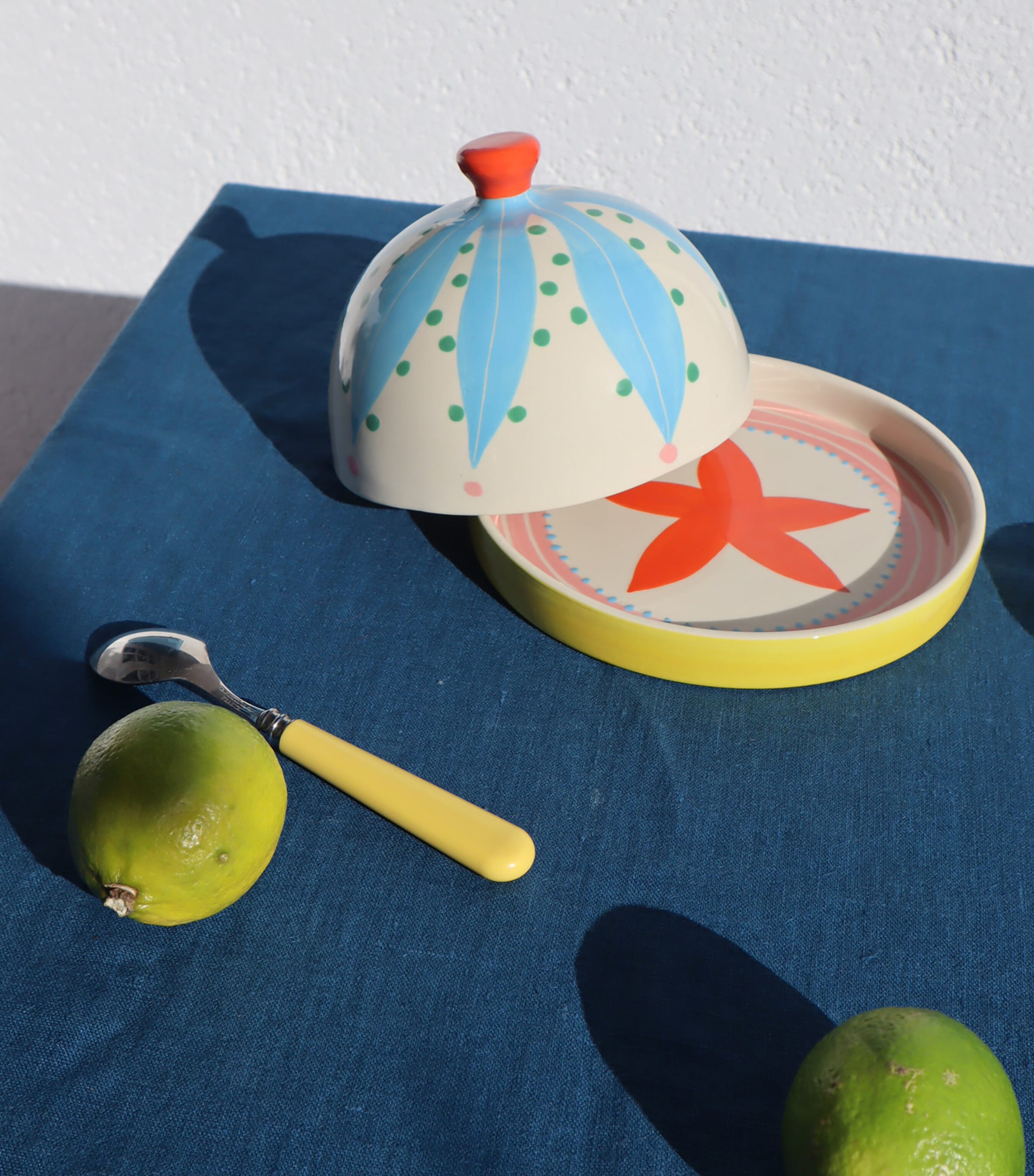 Starfish Butter Dish (16cm) MULTI Image 2