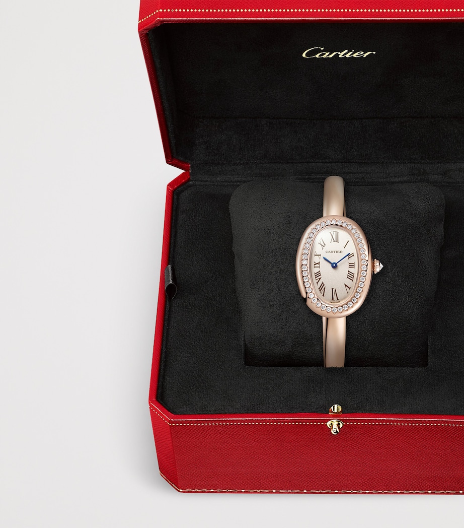 Cartier Small Rose Gold and Diamond Baignoire de Cartier Watch 23.1mm (Size 16) Rose Gold Image 7