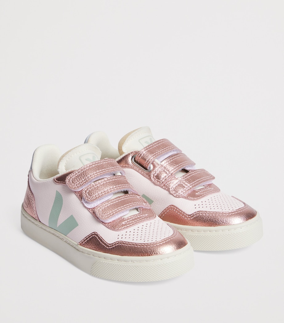 Bonpoint x Veja Leather Sneakers Rose Poudre Image 2