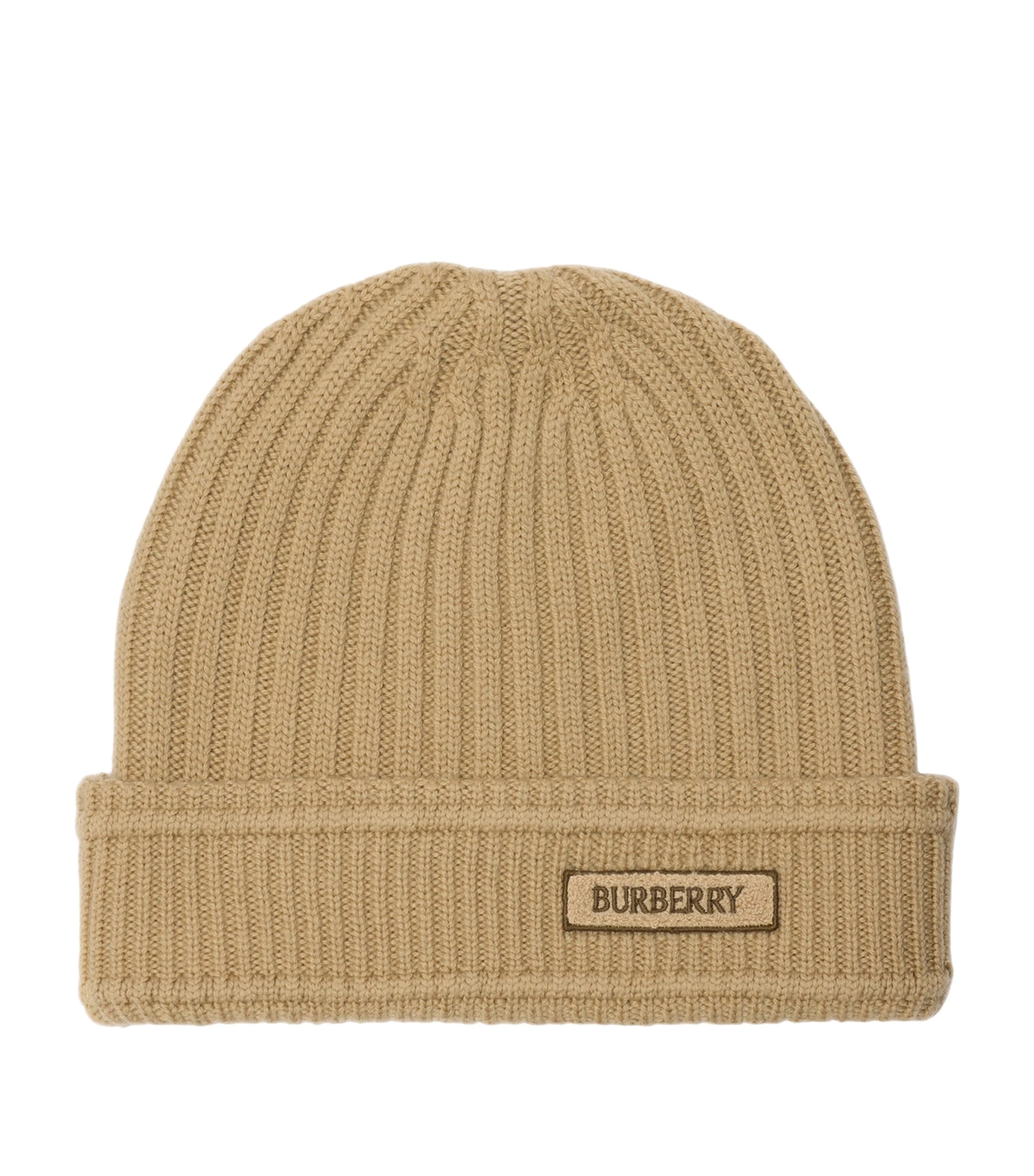 Wool Logo Beanie SAND Image 1