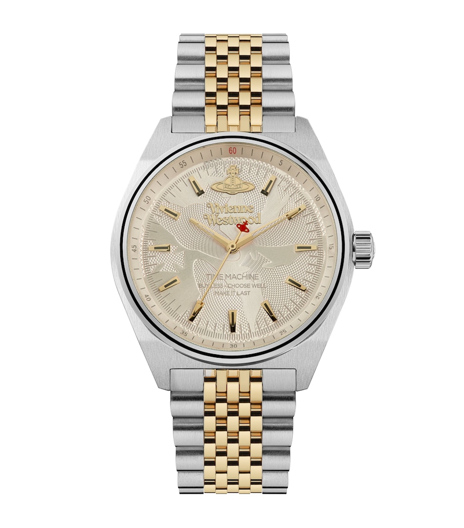 Vivienne Westwood Stainless Steel Lady Sydenham Watch 39mm Gry Gld Image 1