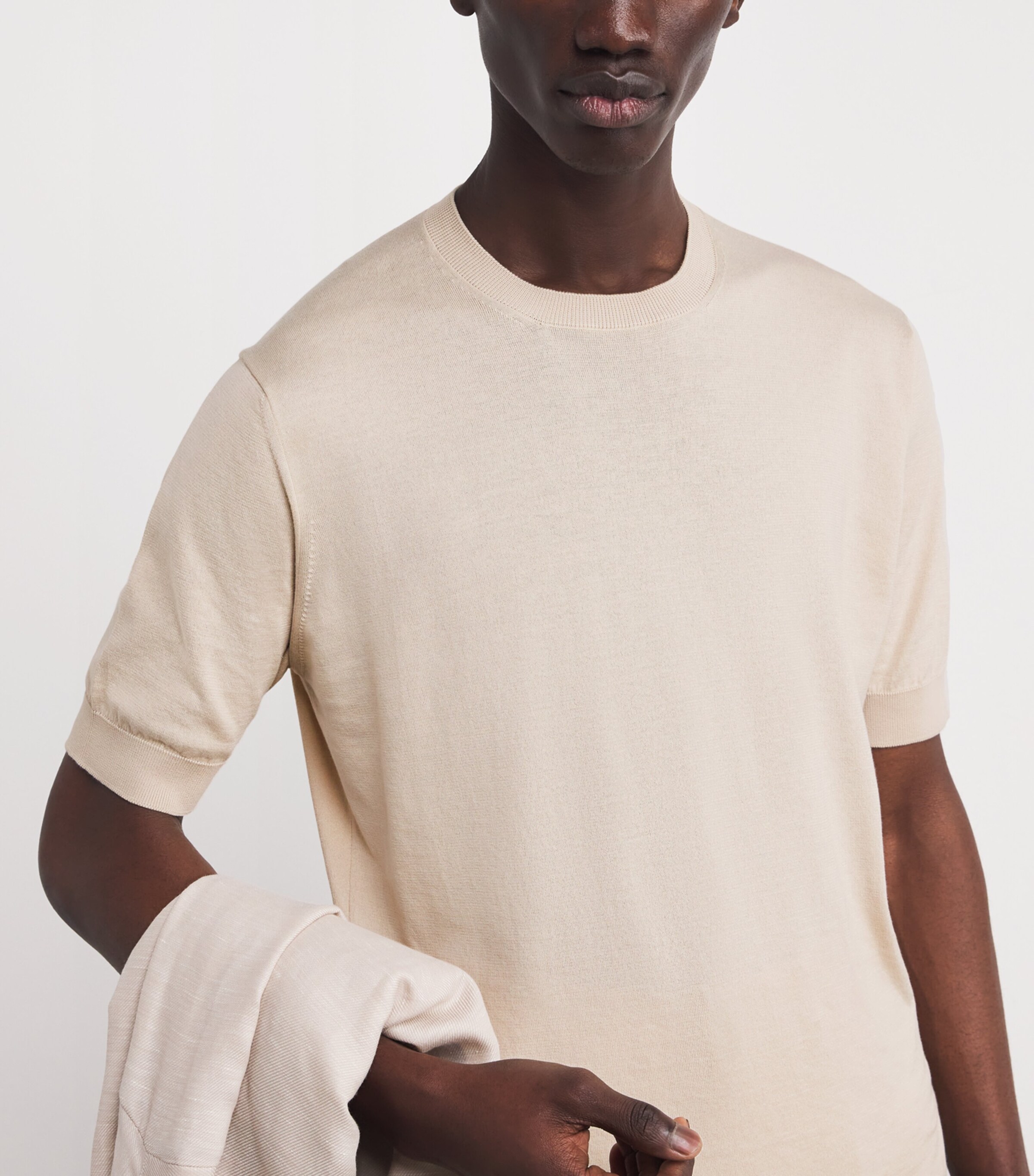 Cotton Jersey T-Shirt 150 MILK Image 6