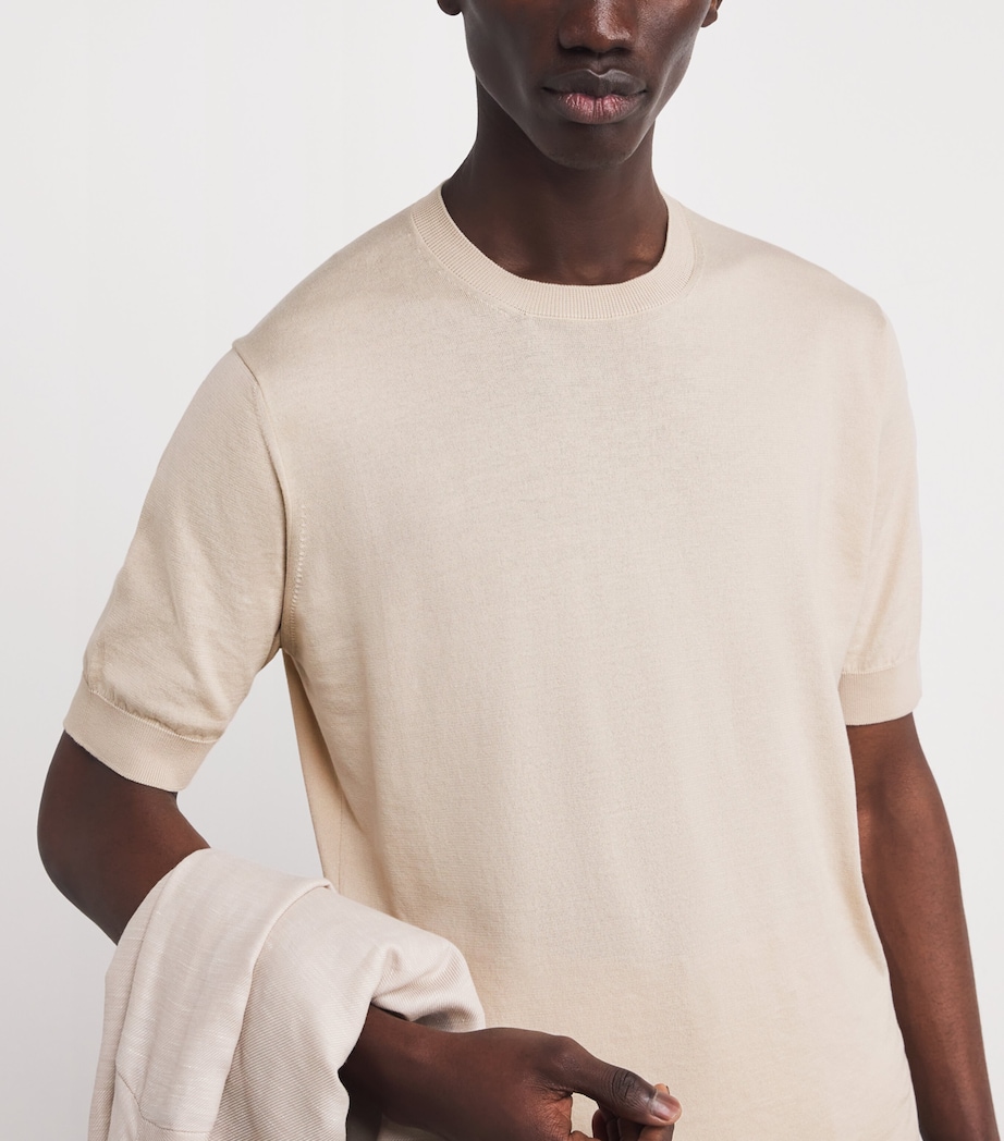 Cotton Jersey T-Shirt 150 MILK Image 6