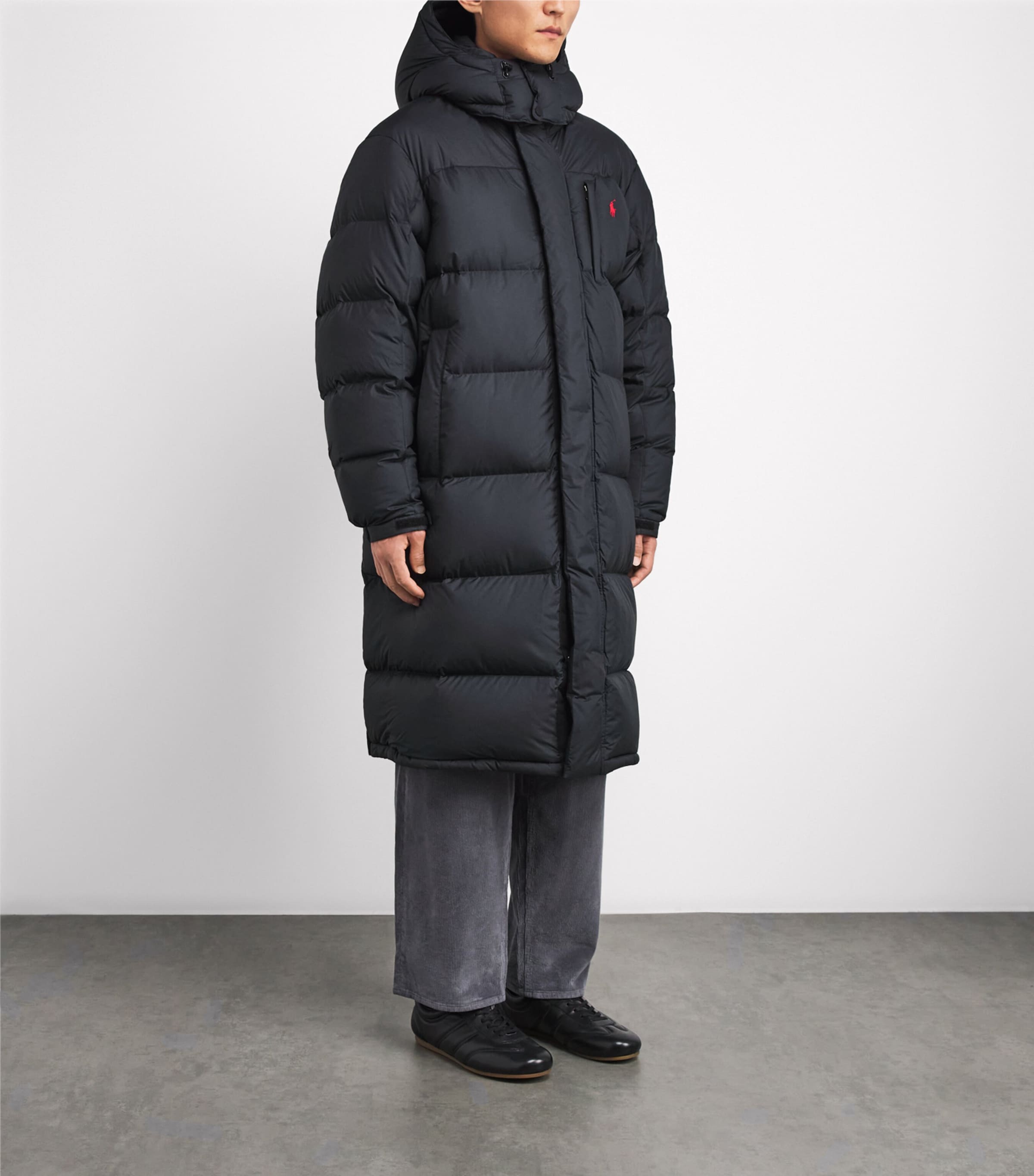 Down Water-Repellent Gorham Coat BLACK Image 3