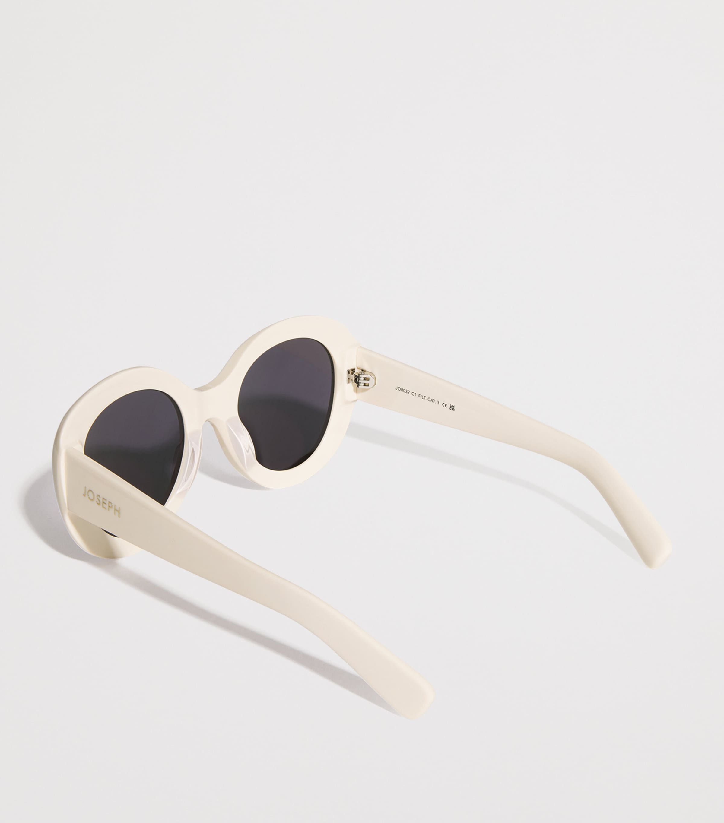Round Sunglasses IVORY Image 3