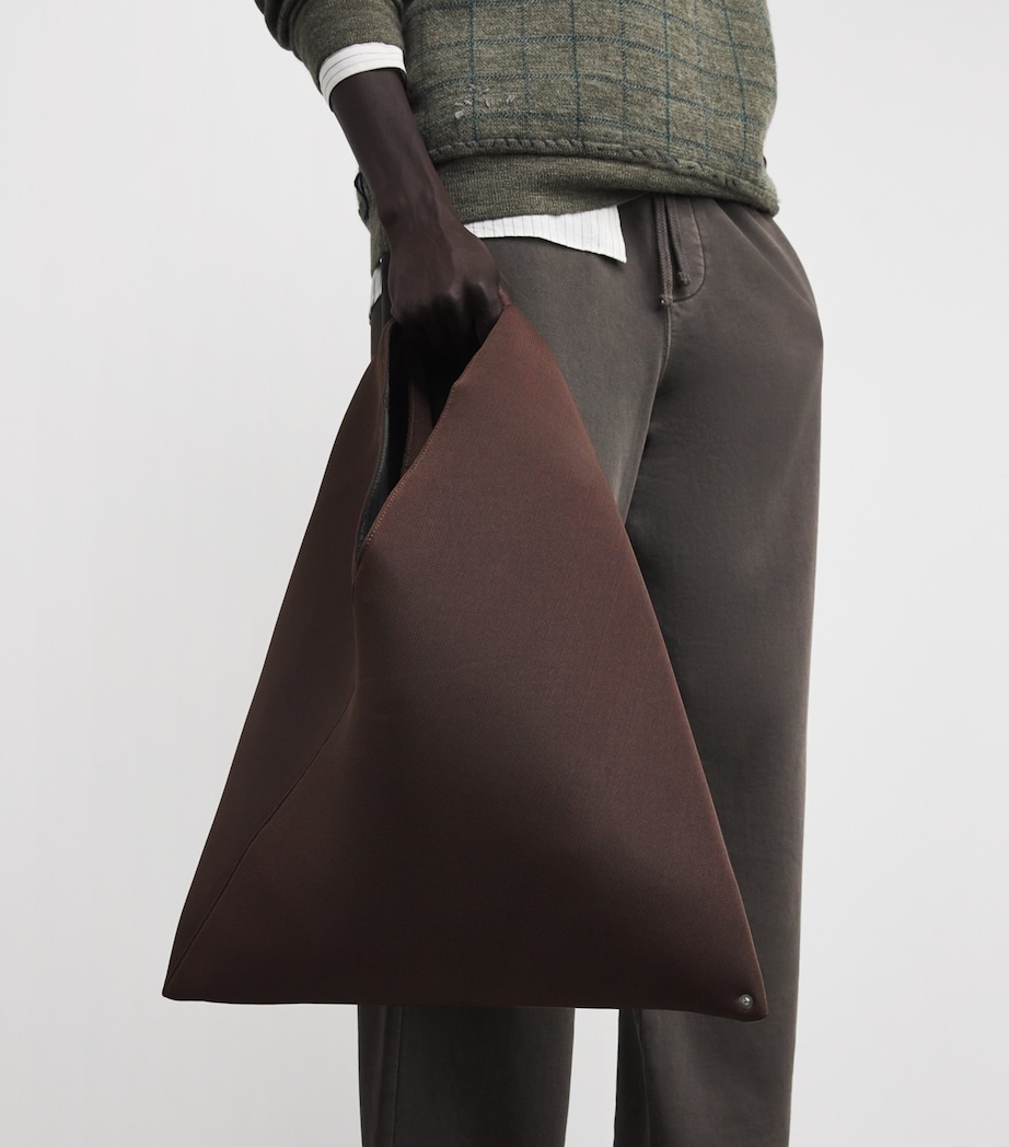 Medium Japanese Tote Bag T2625 BROWN Image 5