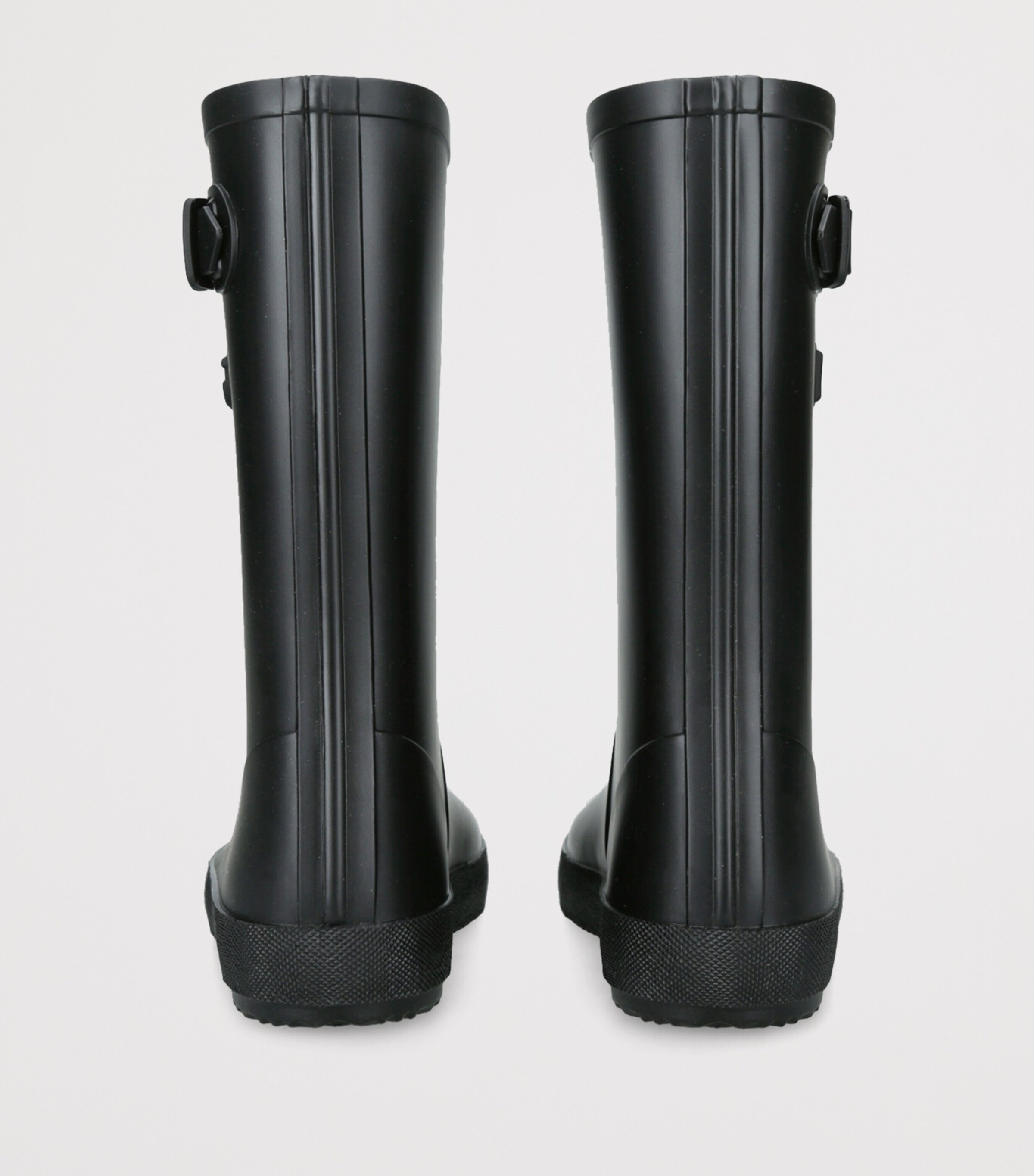 Rubber Logo Boots BLACK Image 2