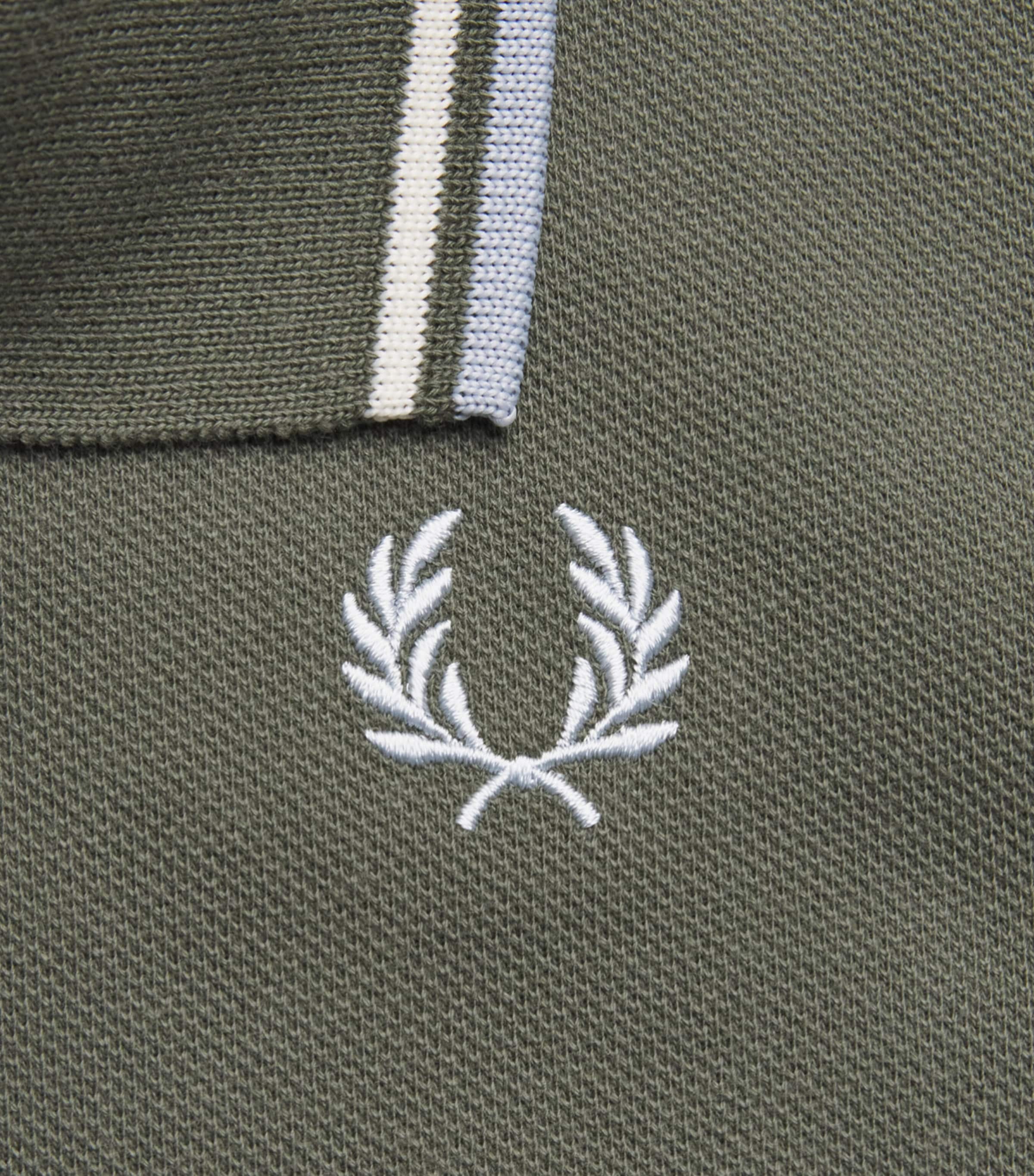 Fred Perry Mens Cotton Twin Tipped Polo Shirt Laurel Wreath Gr Image 6