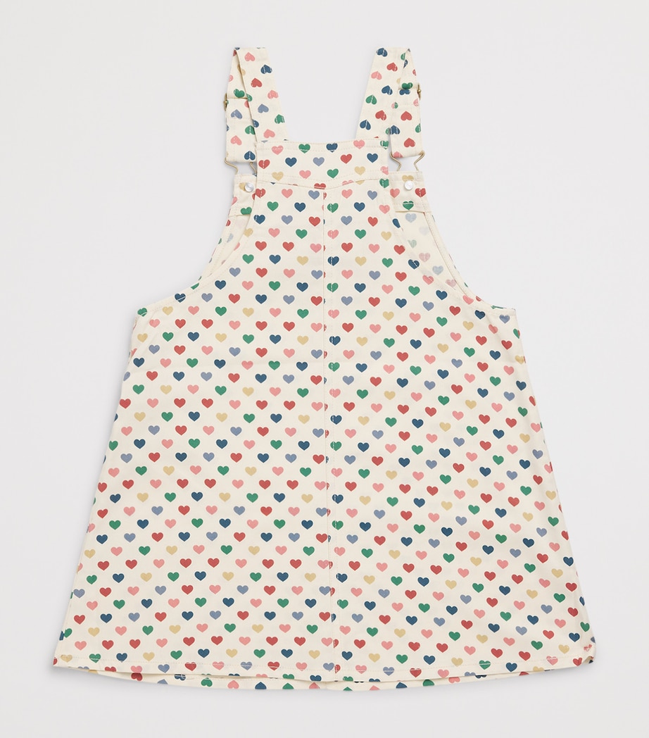 Heart Print Frankie Overall Dress (5-10 Years) COEUR COLORE Image 2