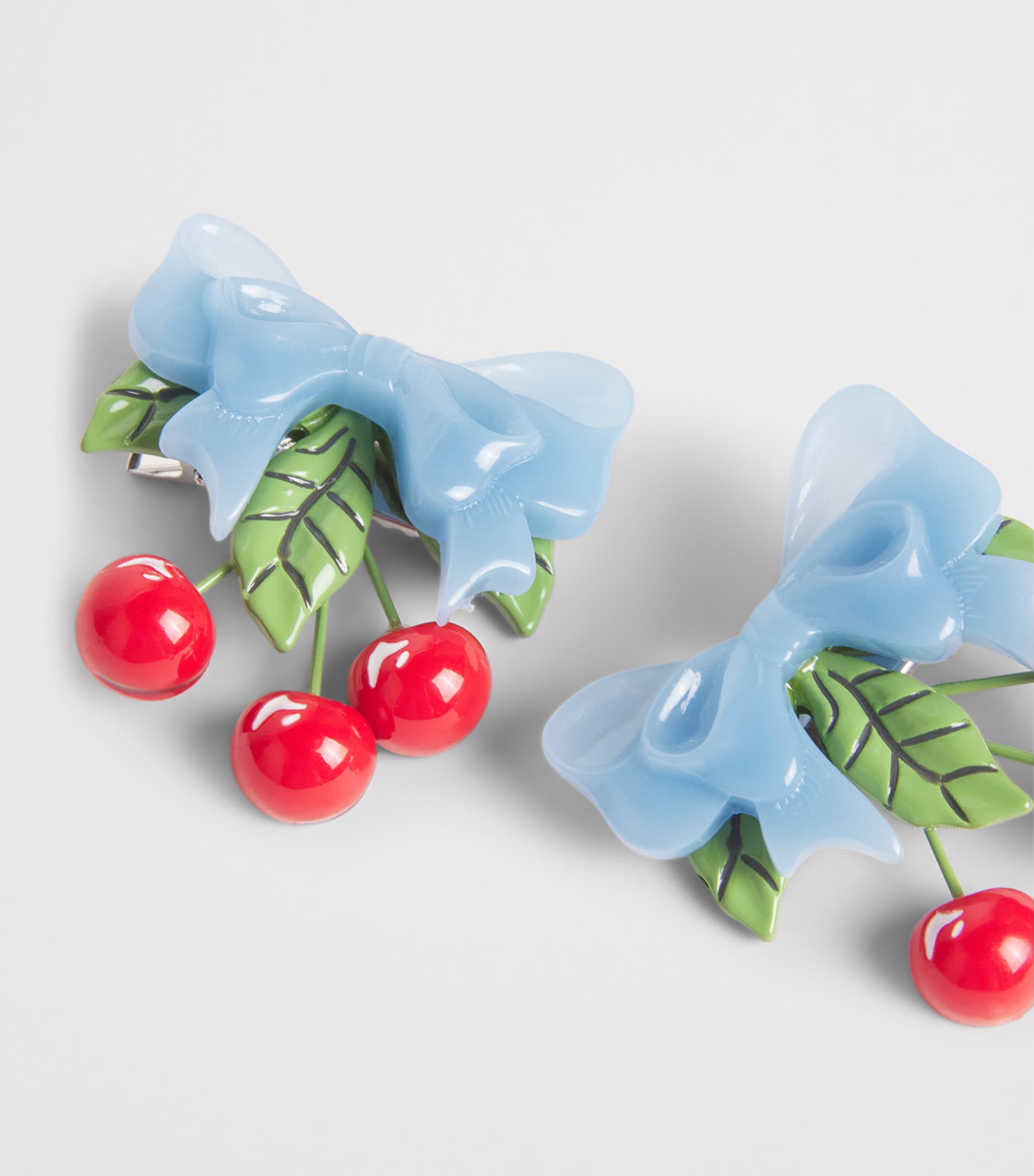 KONGES SLOJD Cherry Amarena Hair Clips (Pack of 2) Amarena Image 3