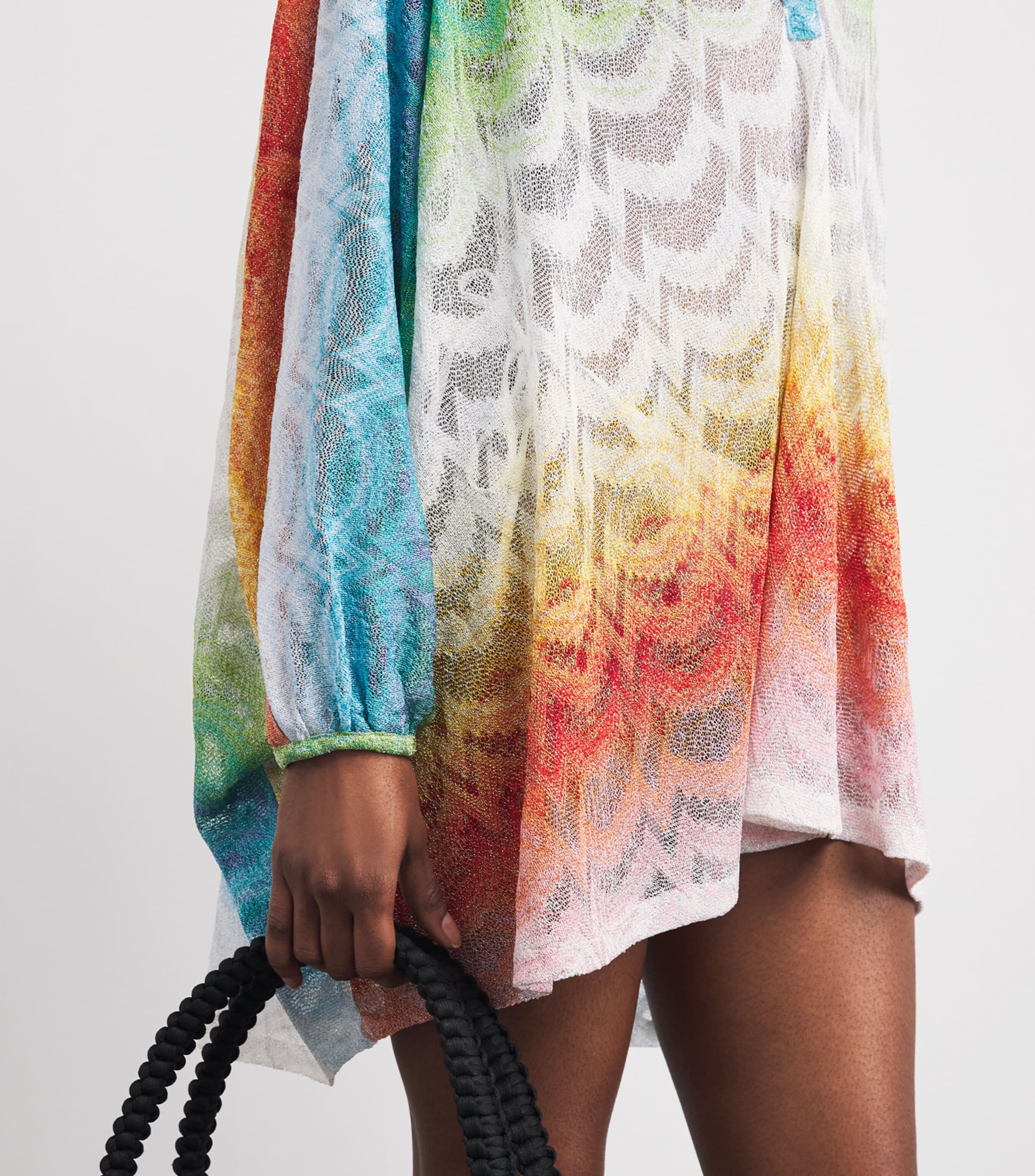 Zigzag Mini Kaftan Dress SM9X1MULTICOLOR Image 4