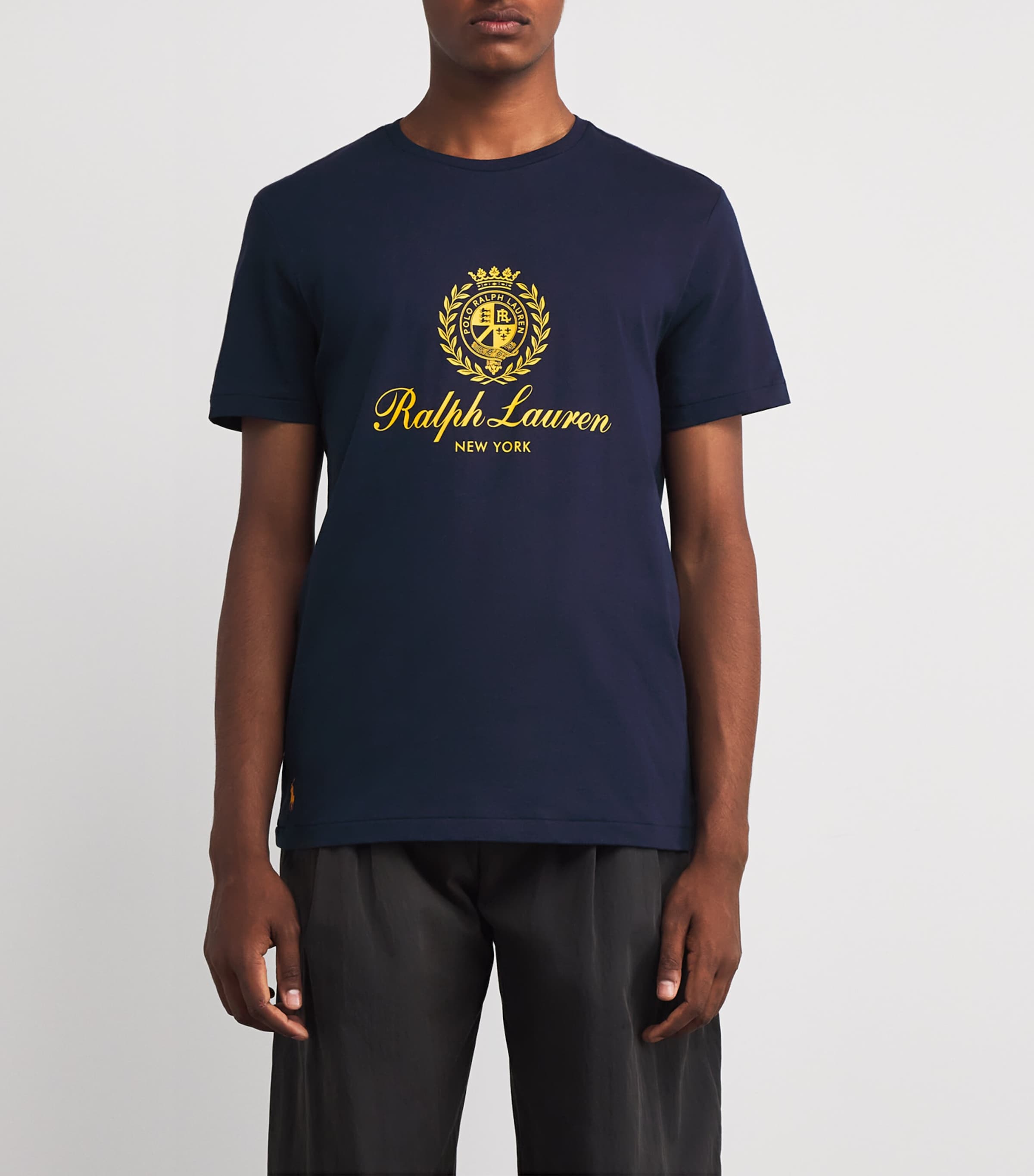 Tシャツ・カットソー Polo Ralph Lauren Crest Logo T-Shirt Polo Ralph Lauren Cotton Crest Print T-Shirt | Harrods US