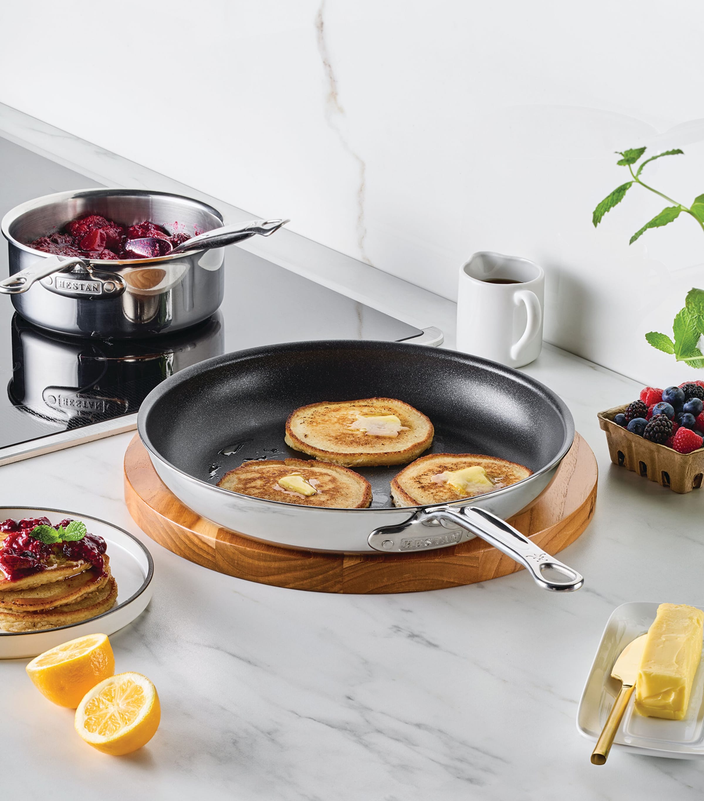 ProBond Luxe Non-Stick Skillet (32cm) SILVER Image 5