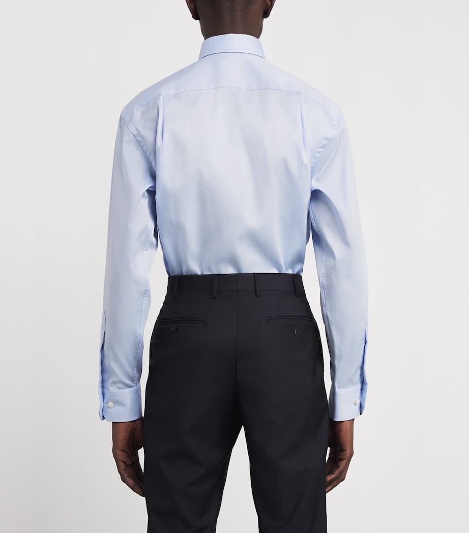 Cotton Twill Shirt BLUE Image 4