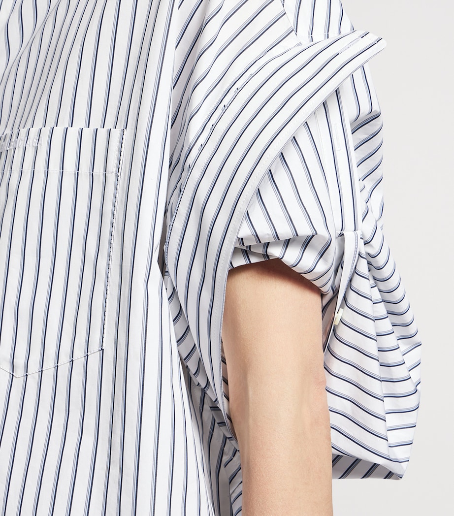 Cotton Tuck-Sleeve Shirt 9086 Image 7