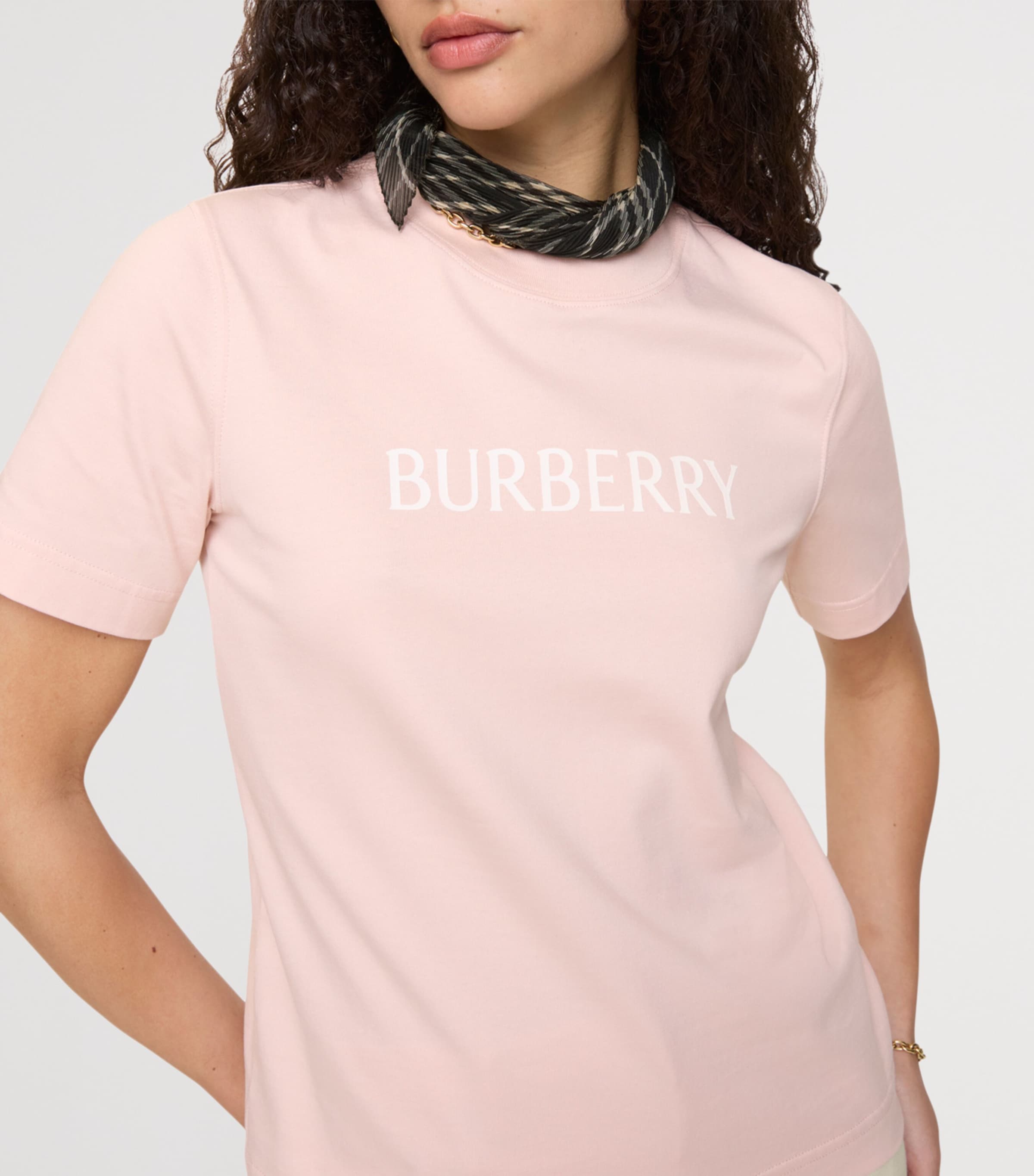 Cotton Logo T-Shirt BOUQUET Image 3