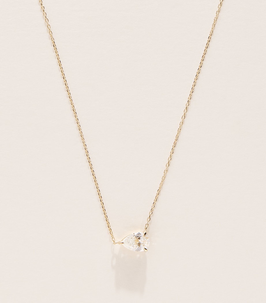 Persée Yellow Gold and Pear Diamond Necklace Yellow Gold Image 1