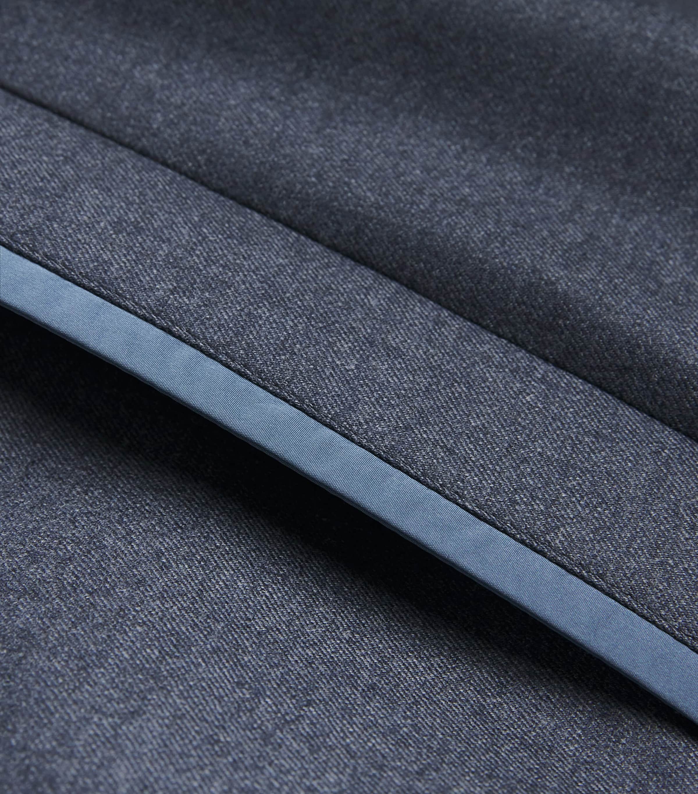 Virgin Wool-Silk Jacket 635 CADET BLUE Image 5