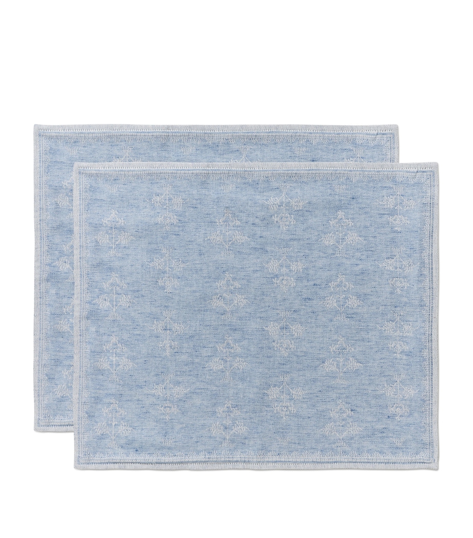 Royal Copenhagen Jacquard Heritage Placemat (45cm x 35cm) Blue Image 1