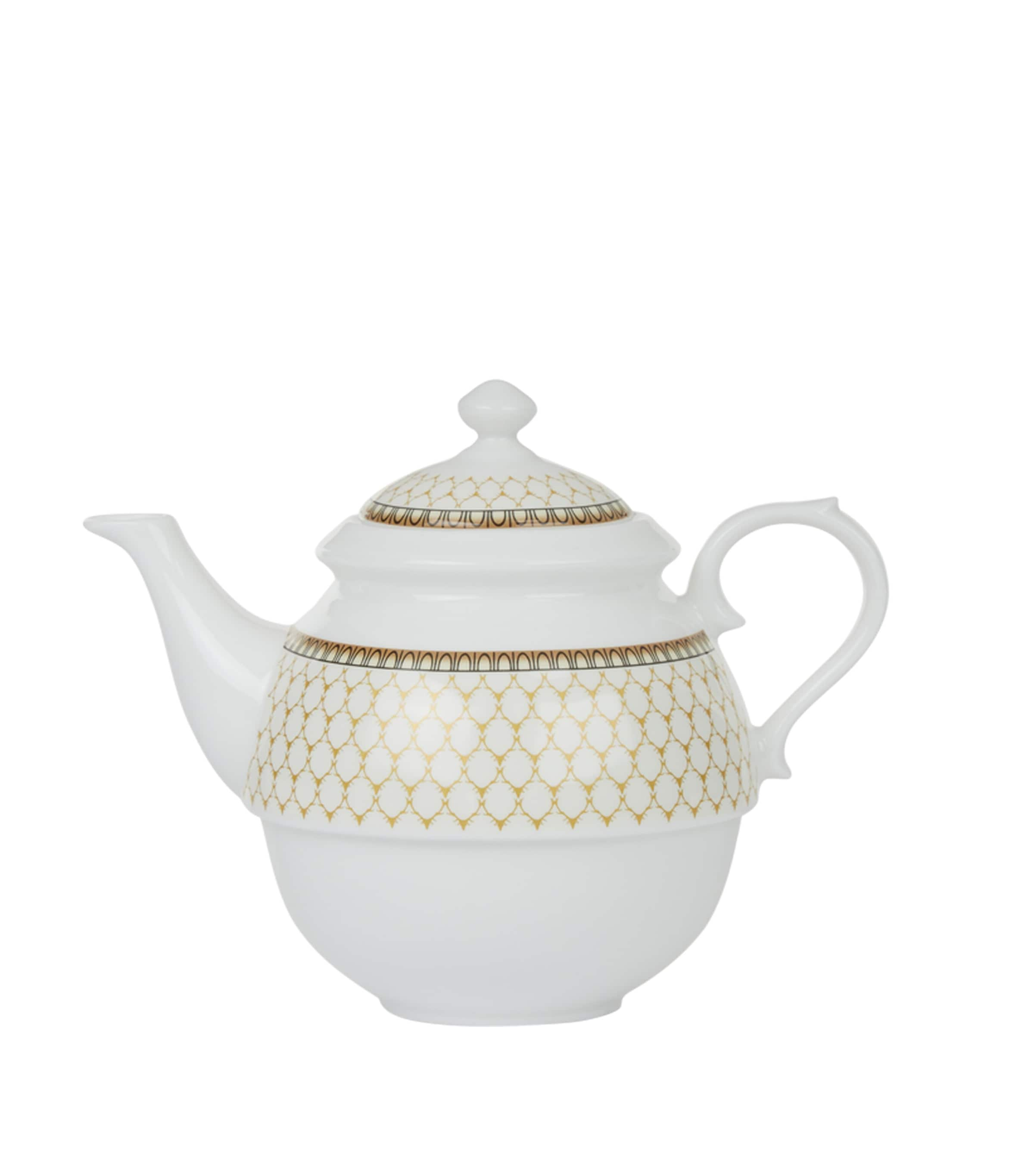 Halcyon Days Antler Trellis Tea For One In White