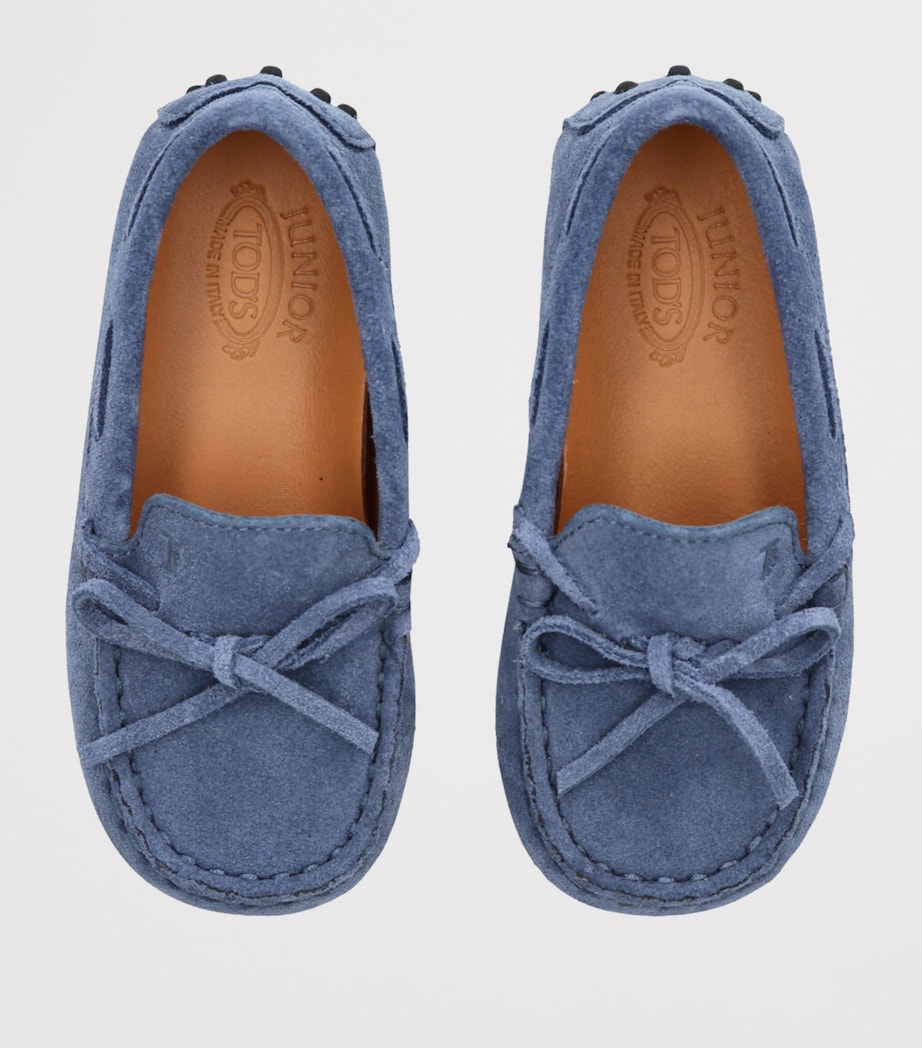 Suede Nuovo City Gommino Driving Shoes MID BLUE Image 4