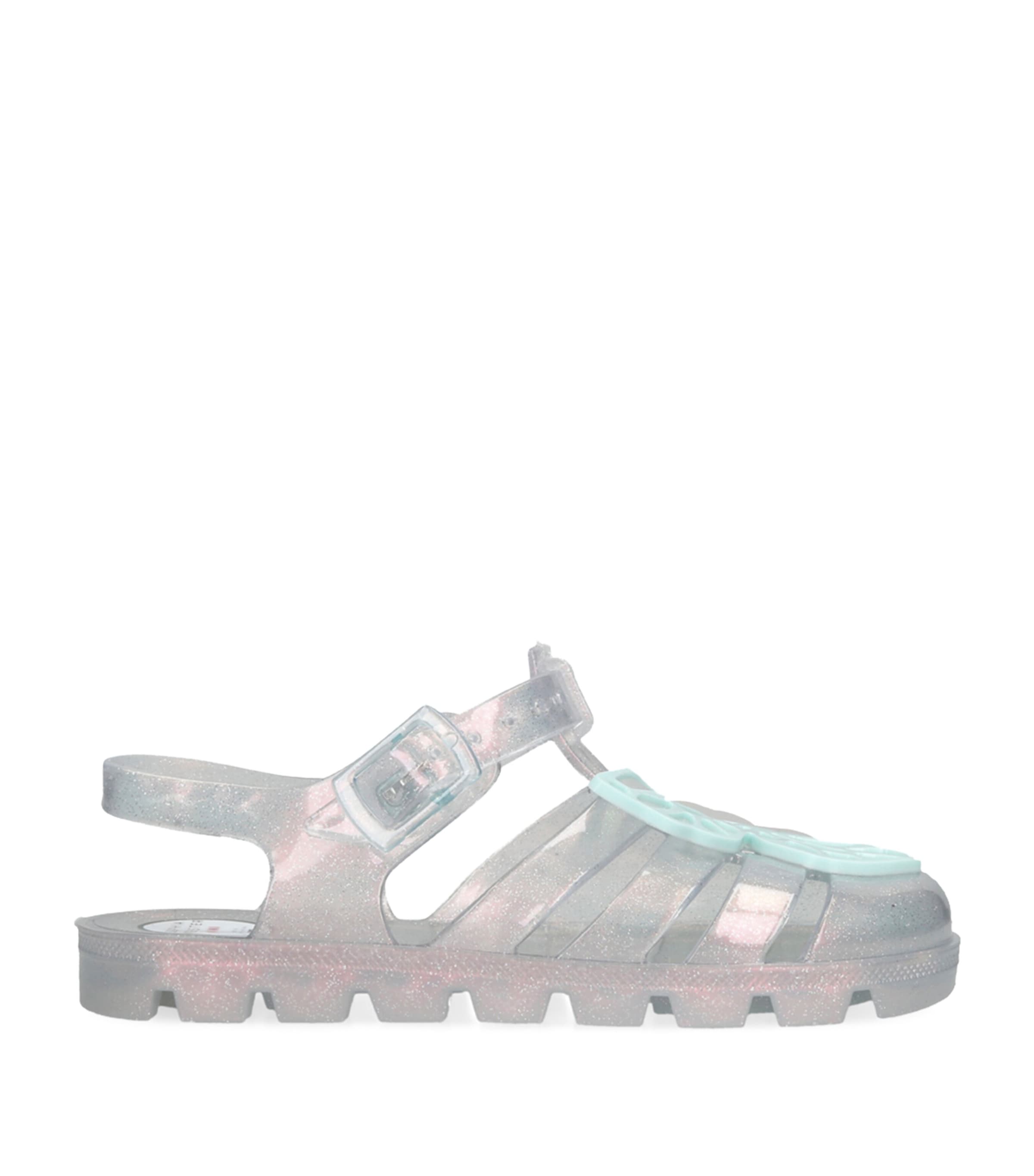 Sophia Webster Mini Jelly Butterfly Sandals In Transparent