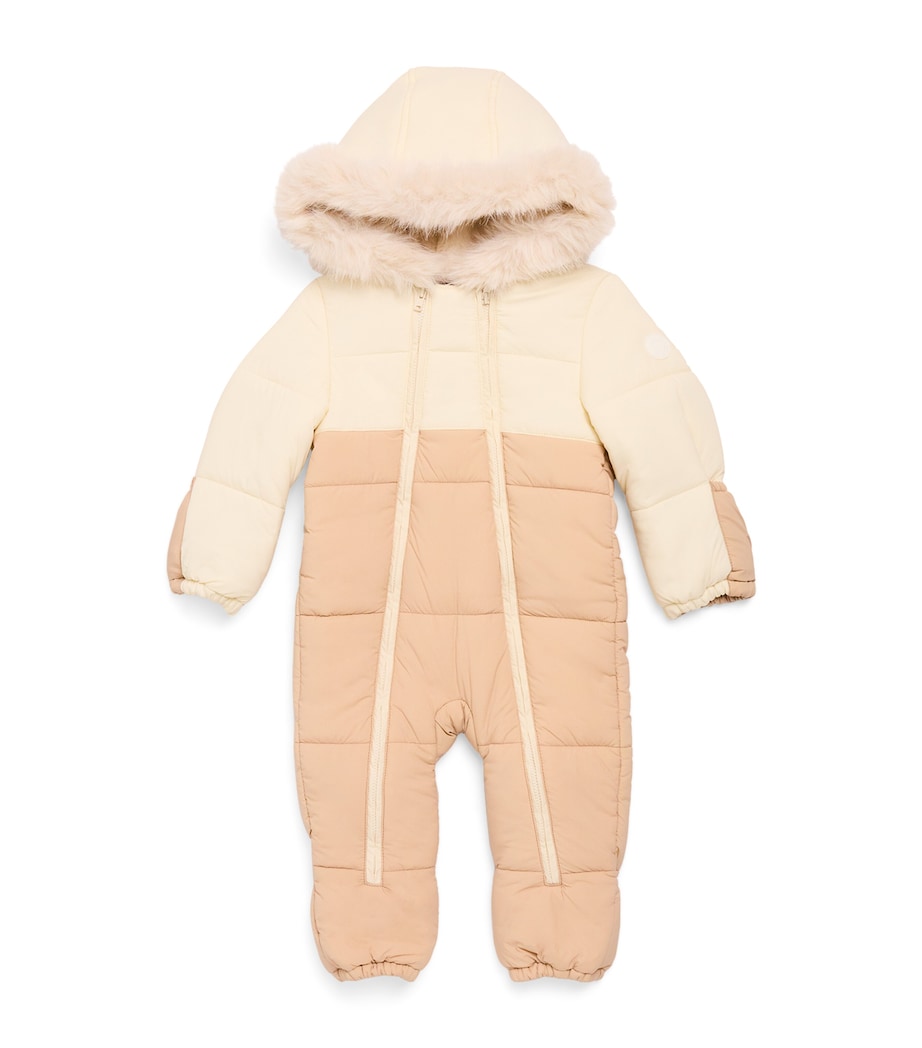 Faux Fur-Trim Padded Snowsuit (0 Months - 3 Years) SESAME Image 1