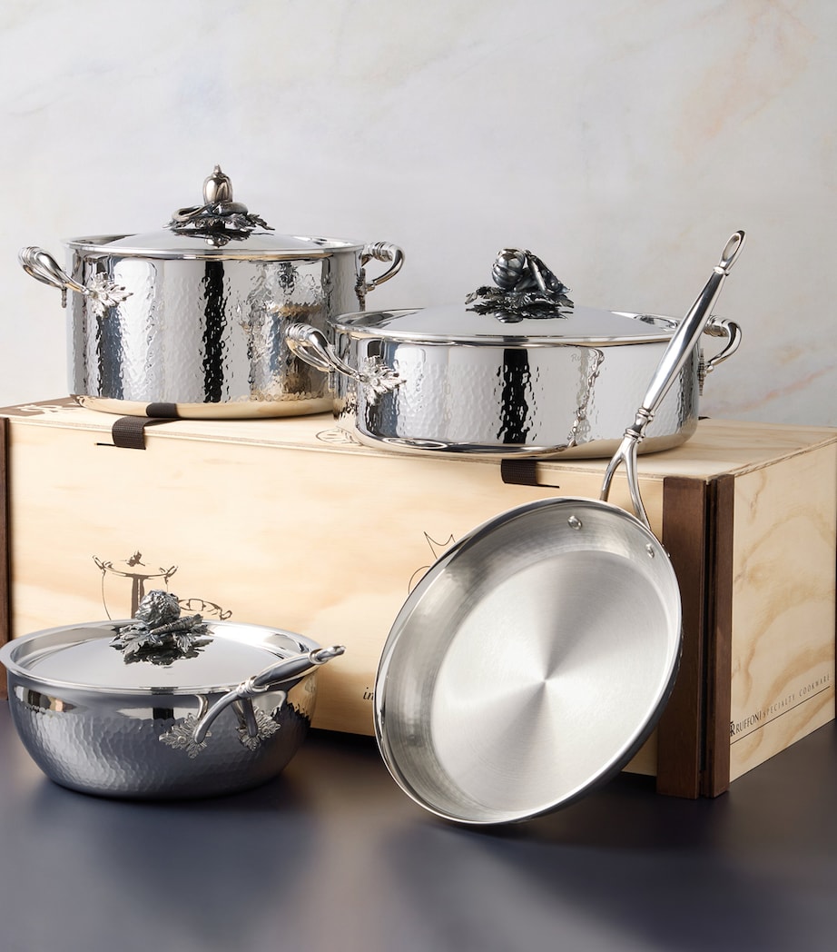 4-Piece Opus Prima Cookware Set STAINLESS STEEL Image 2
