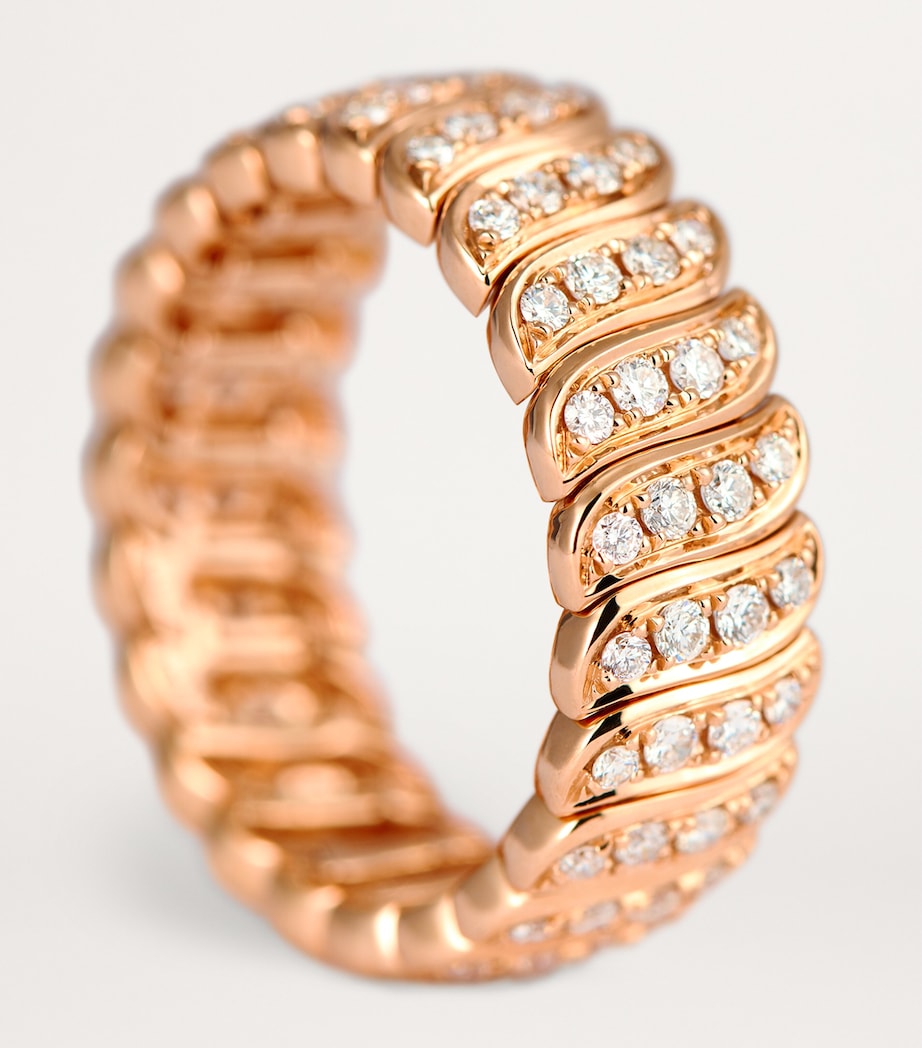 Rose Gold and Diamond Zoe Ring ROSE GOLD Image 5