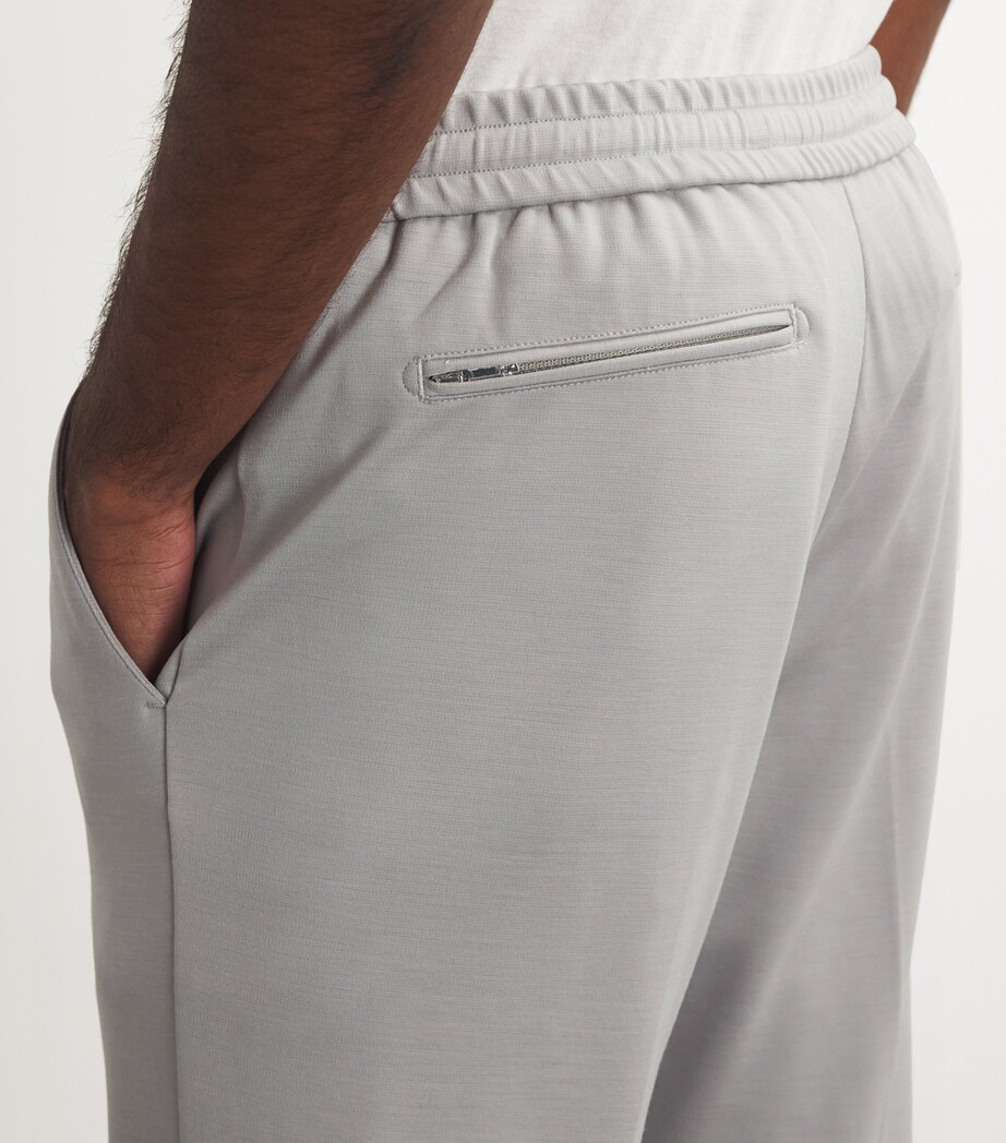 Virgin Wool Drawstring Trousers 02 ICE Image 6