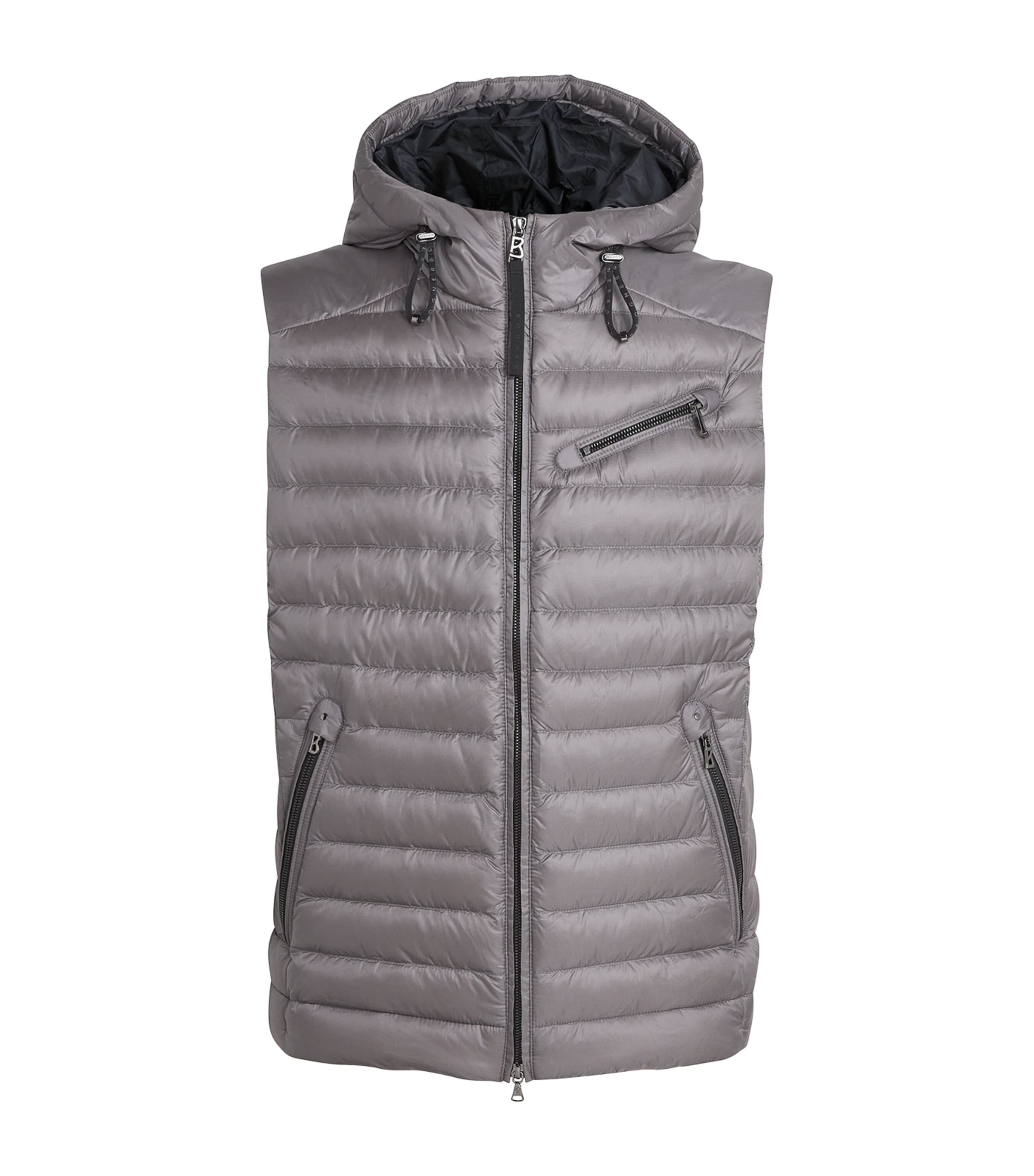 Bogner Down-filled Lonne Gilet In Grey