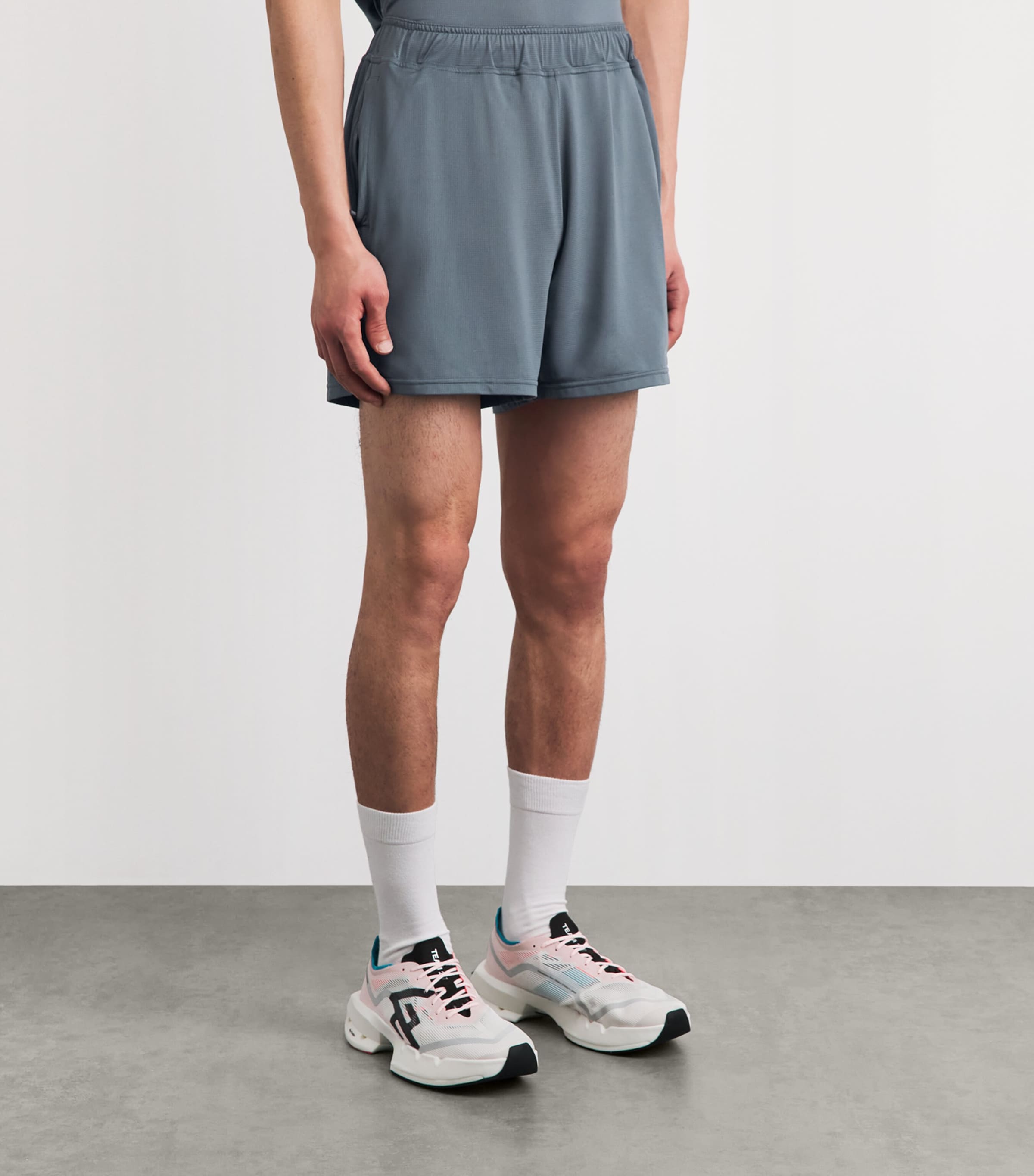 Represent 247 Mens Mesh DNA Shorts Dusky Navy Image 4