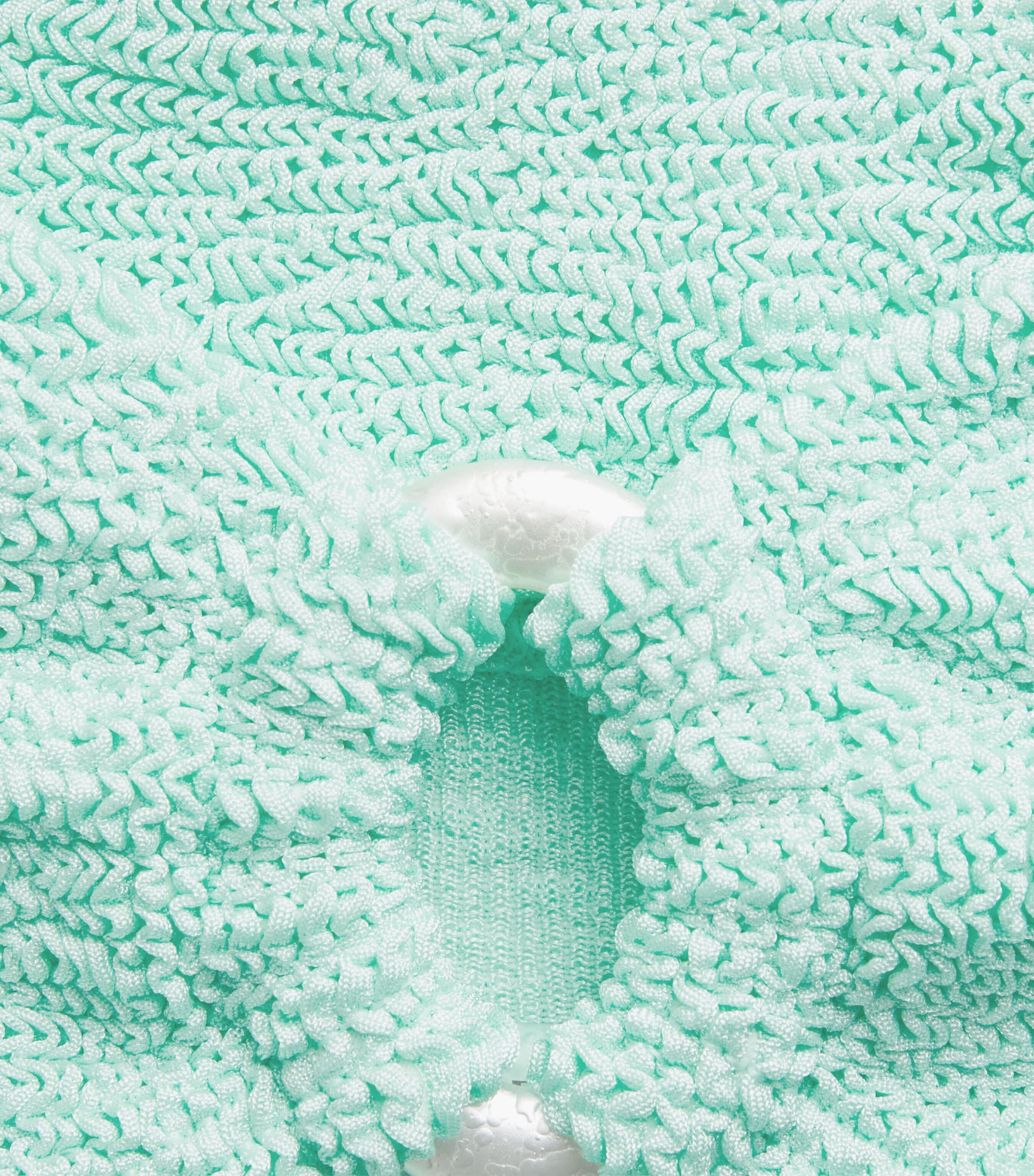 Hunza G Womens Misty Pearly Hoop Bikini Metallic Mint Image 4