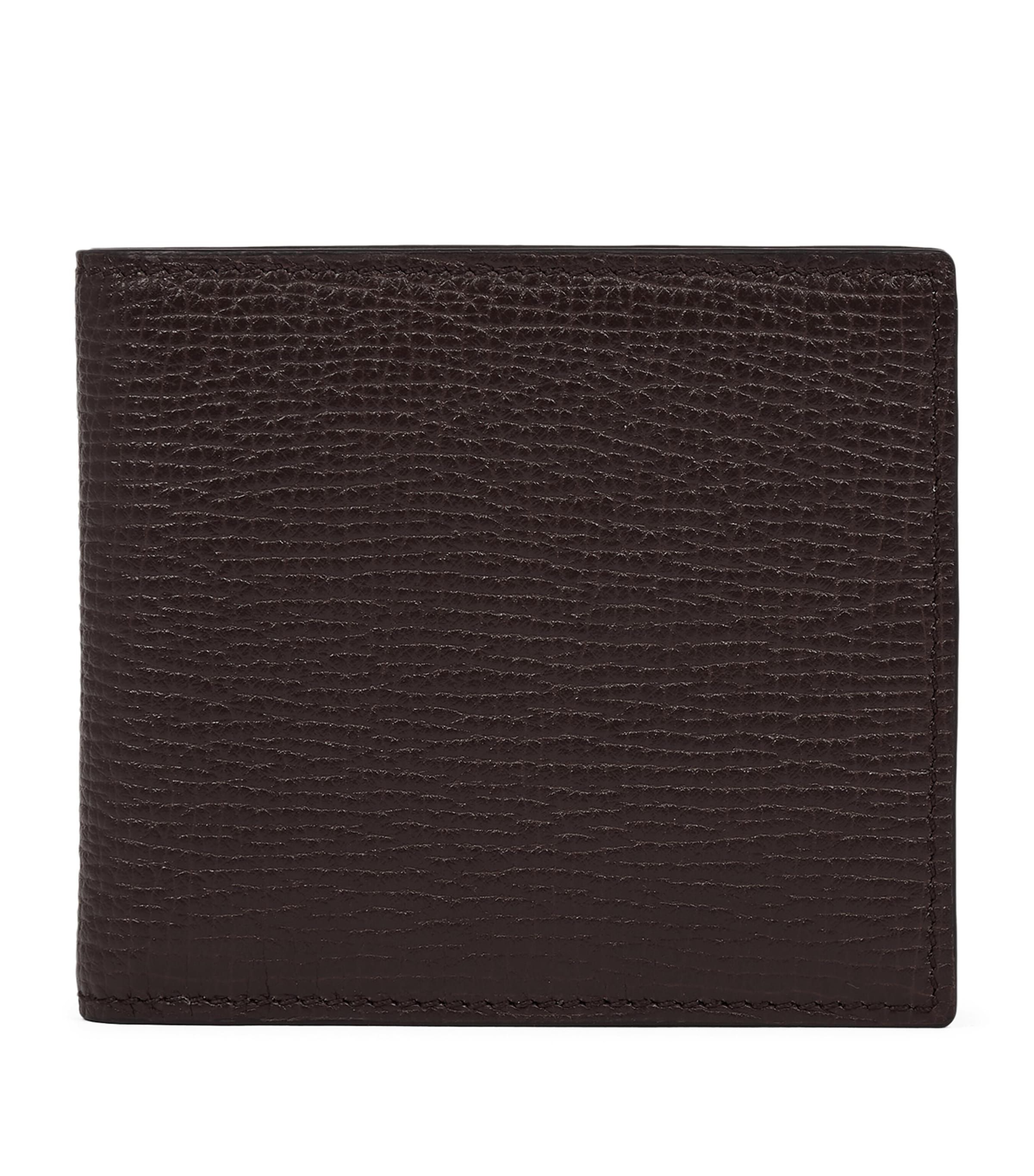 Smythson Calfskin Ludlow  Bifold Wallet Dark Brown Image 1
