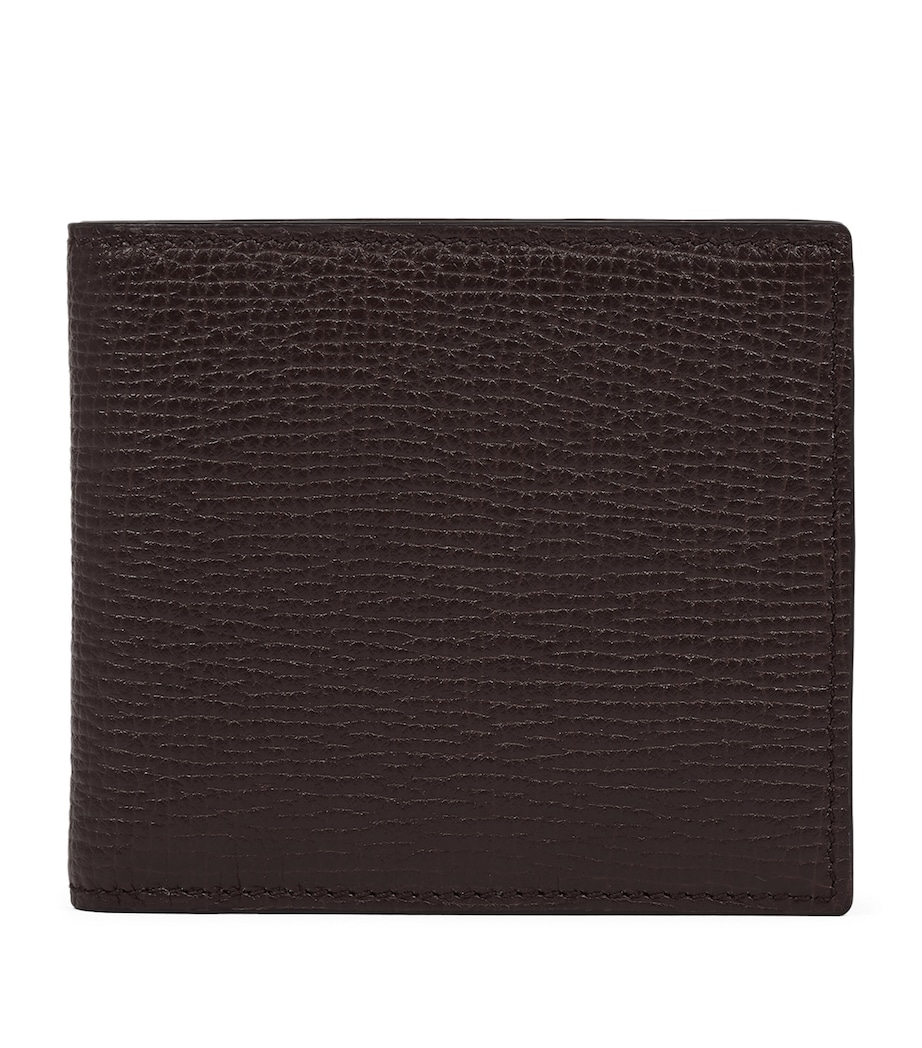 Smythson Calfskin Ludlow Bifold Wallet Dark Brown Image 1