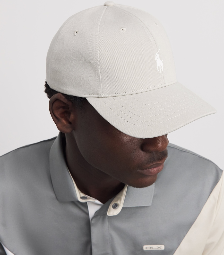 RLX Ralph Lauren Mens Signature Pony Sports Cap Basic Sand Image 2