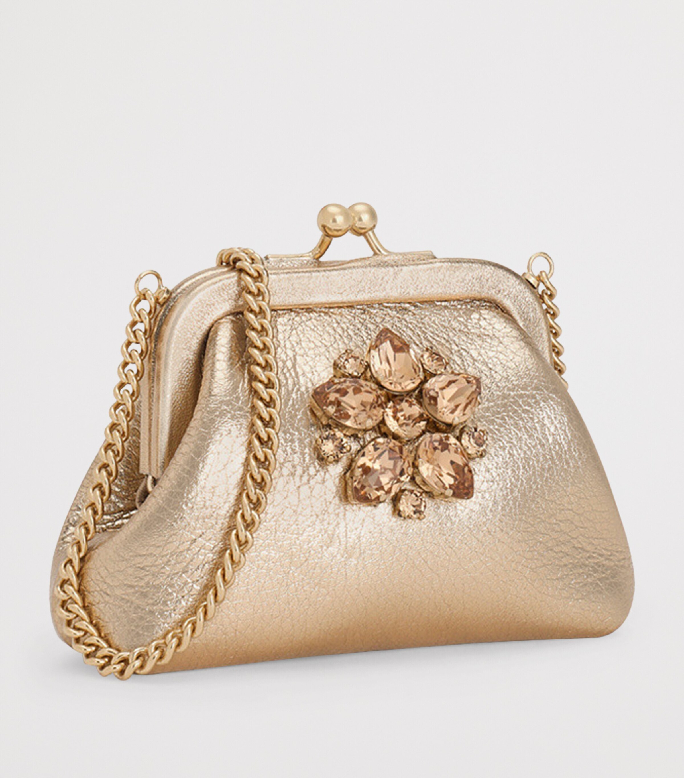 Dolce&Gabbana Kids Crystal-Embellished Clutch Bag Image 2