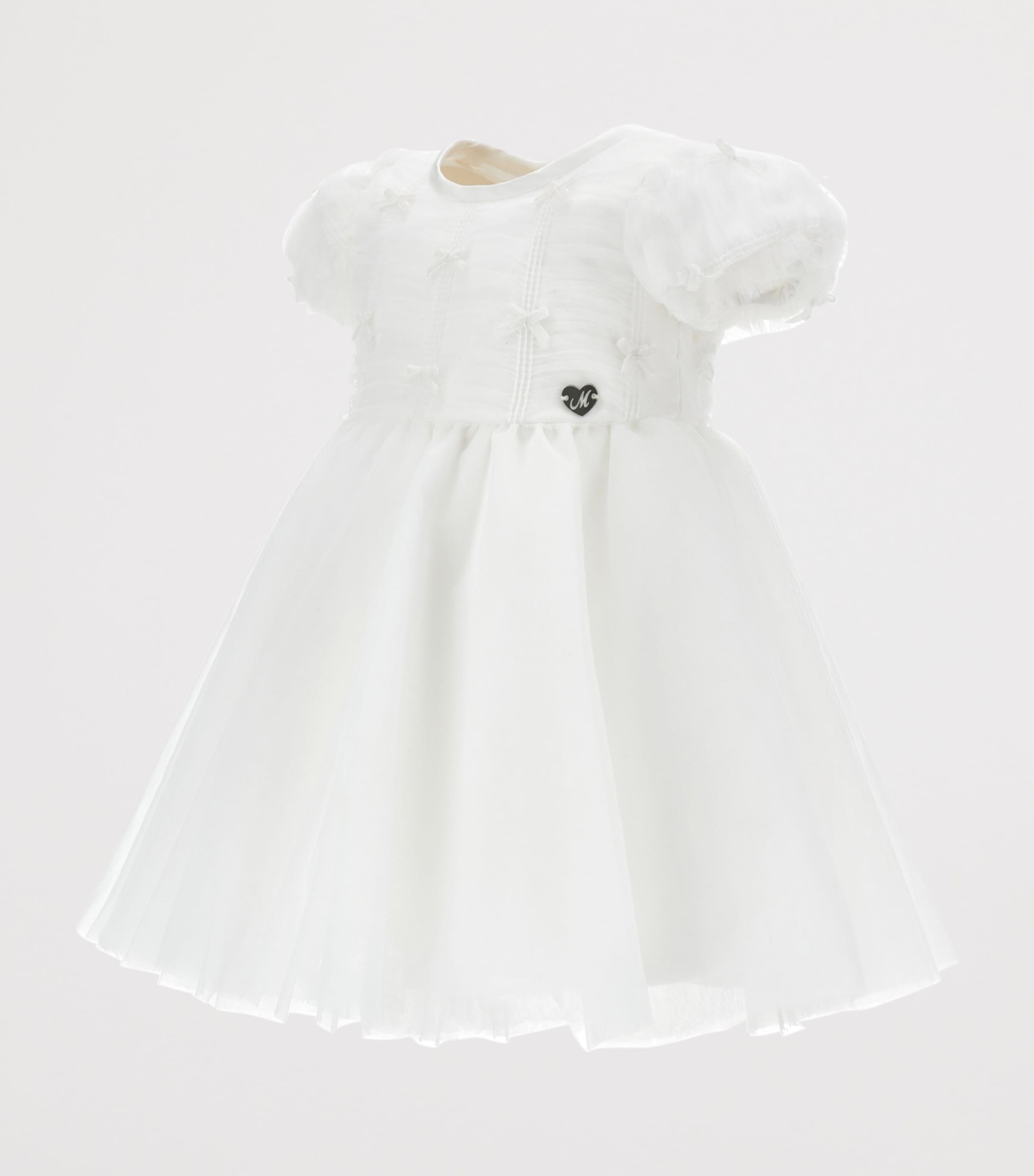 Tulle Puff-Sleeve Dress (3-36 Months) PANNA Image 2