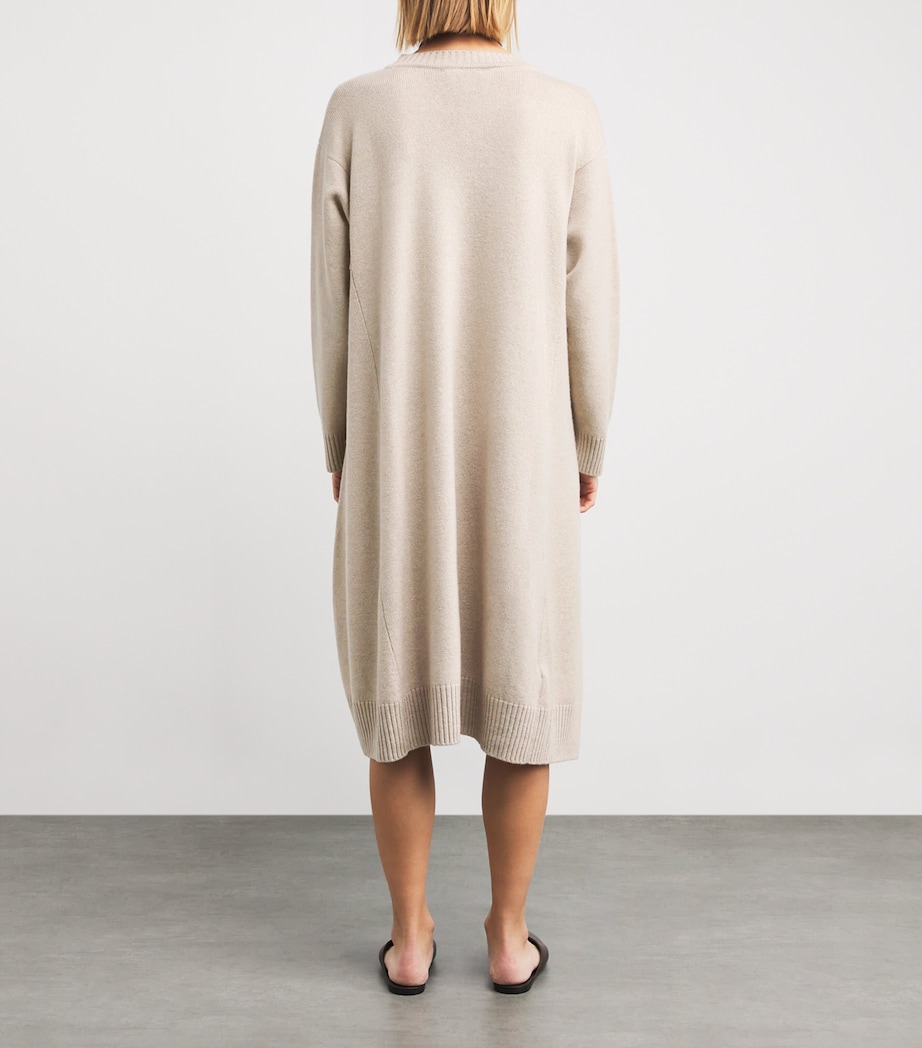 Cashmere A-Line Sweater Dress STONLGT Image 3