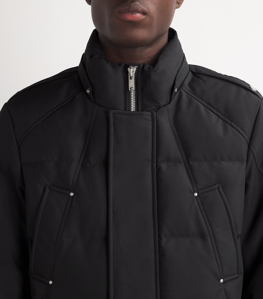 Down-Padded Cloud Parka Coat 305 - BLK/BLK Image 7