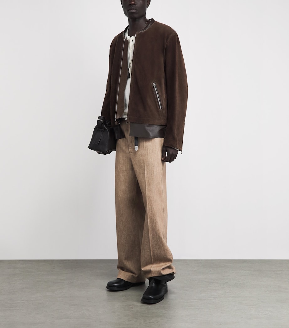 Suede Drift Jacket WENGE BROWN Image 2