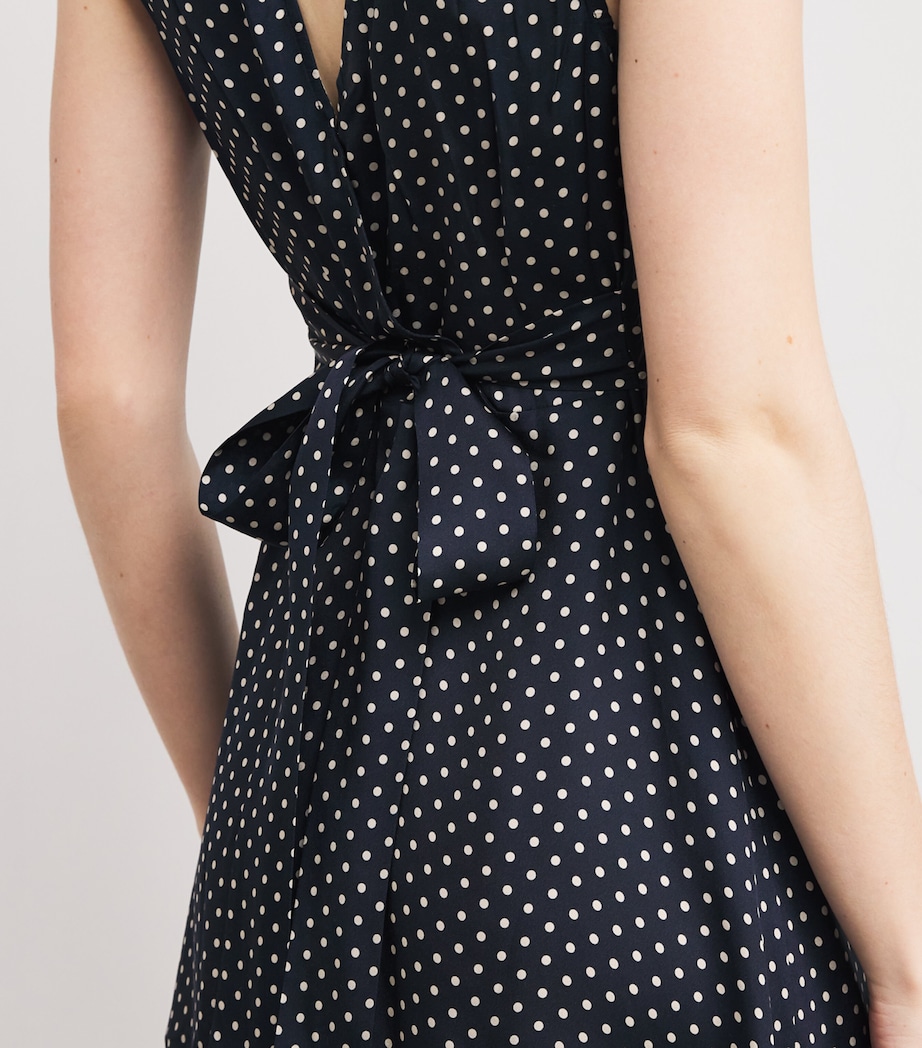 Silk-Blend Tahlia Midi Dress HEPBURN DOT Image 4