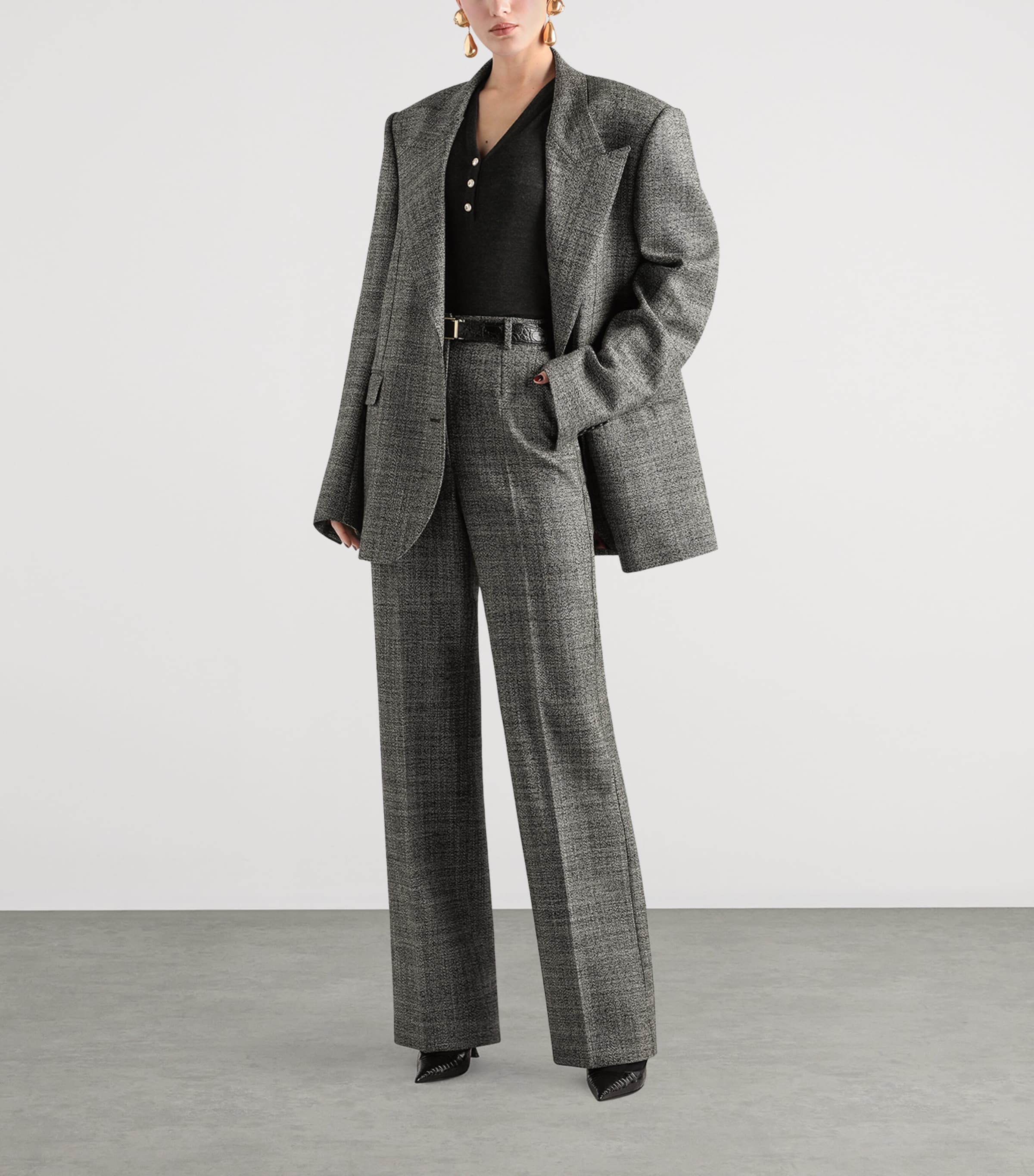 Dolce&Gabbana Womens Virgin Wool Oversized Blazer Fantasy (not P Image 2