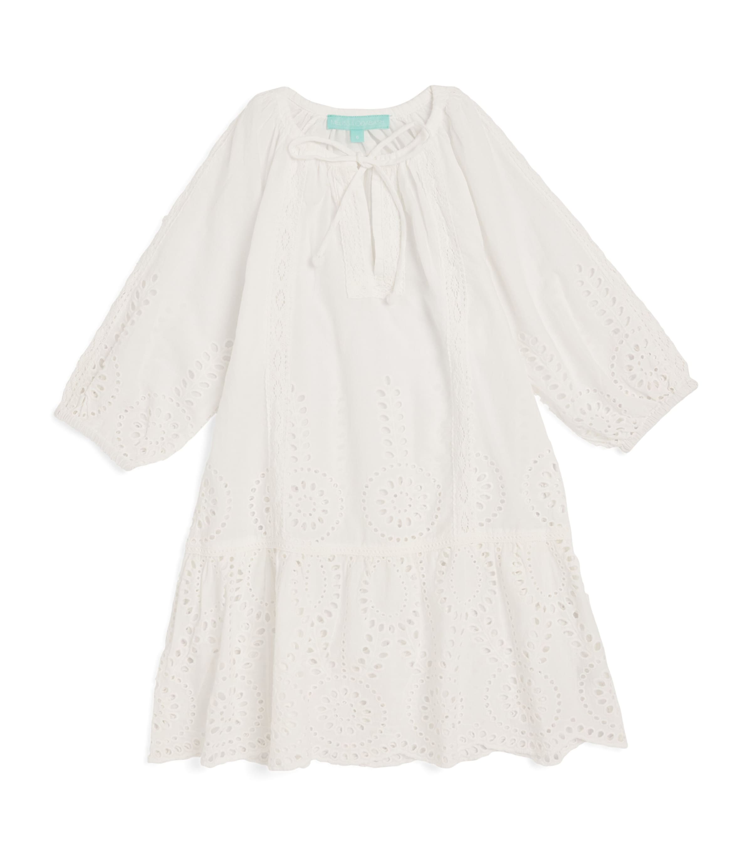 Melissa Odabash Kids' Cotton Ashley Dress In White