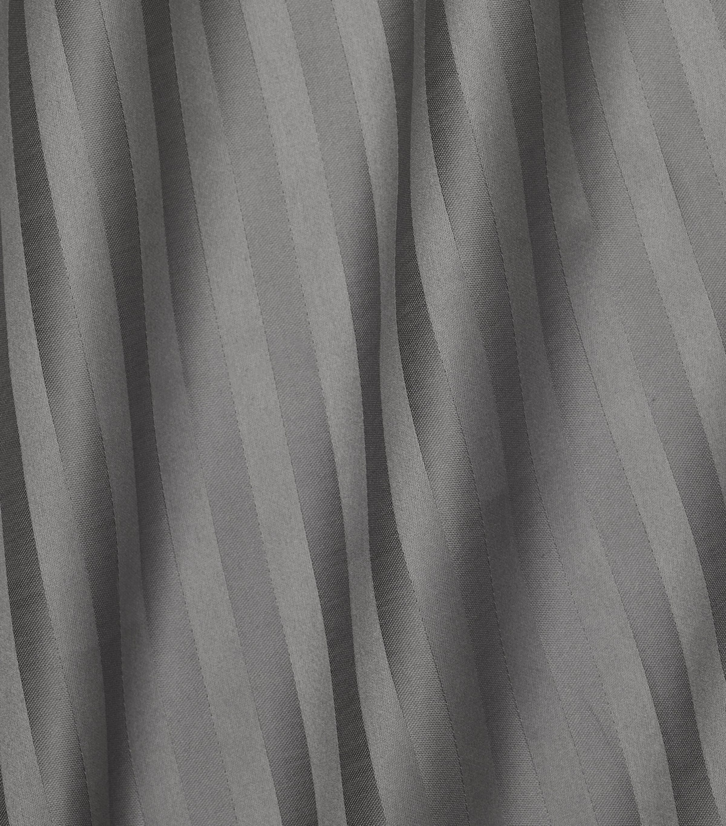 Pratesi Raso Rigato Super King Flat Sheet (300cm x 270cm) Charcoal Image 2