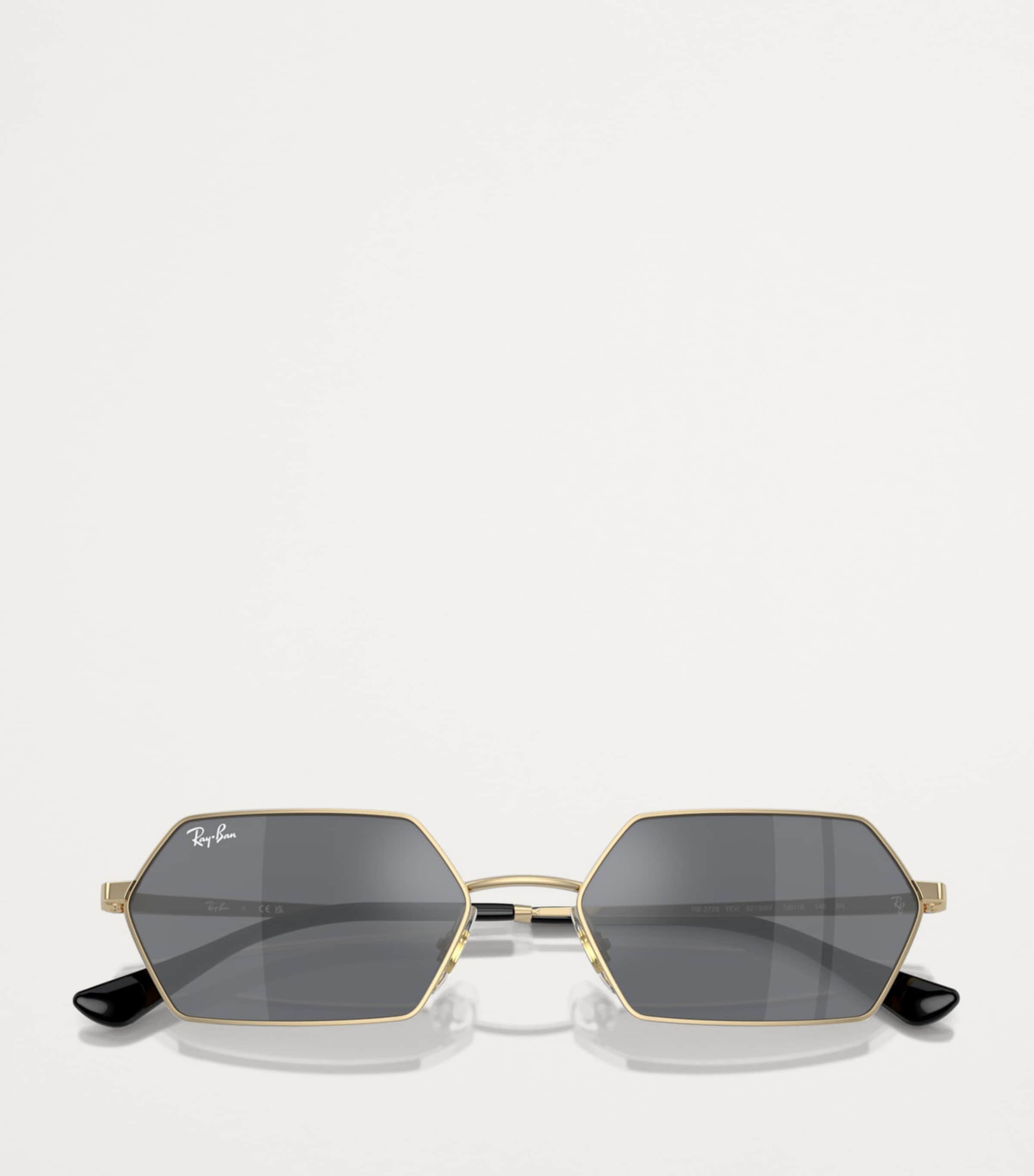 Amazon.com: Ray-Ban RB3728 Yevi Hexagonal Sunglasses