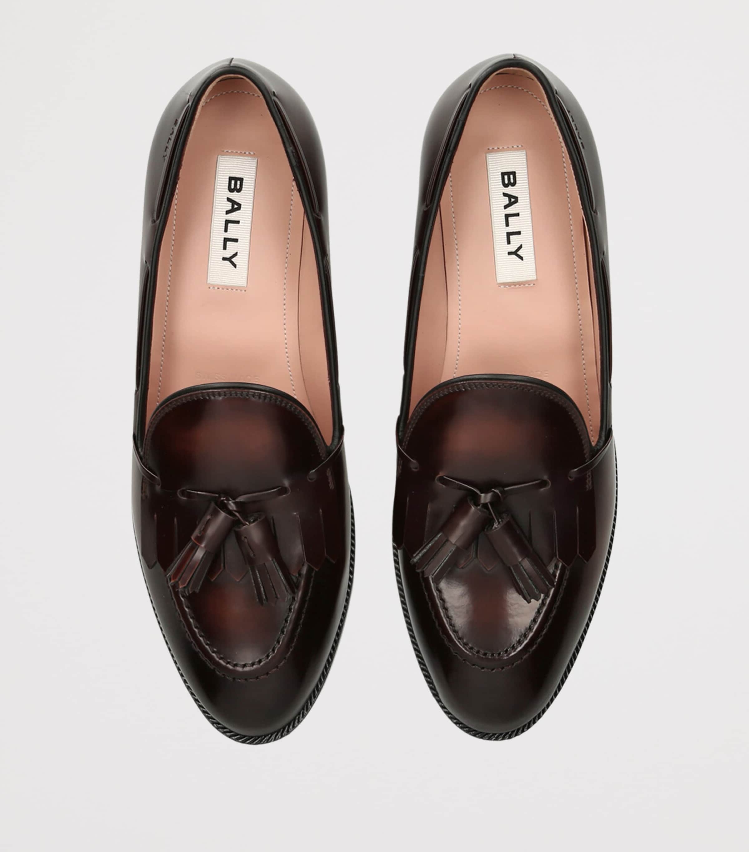 Bally Leather Ethon Loafers Dark Brown Image 4