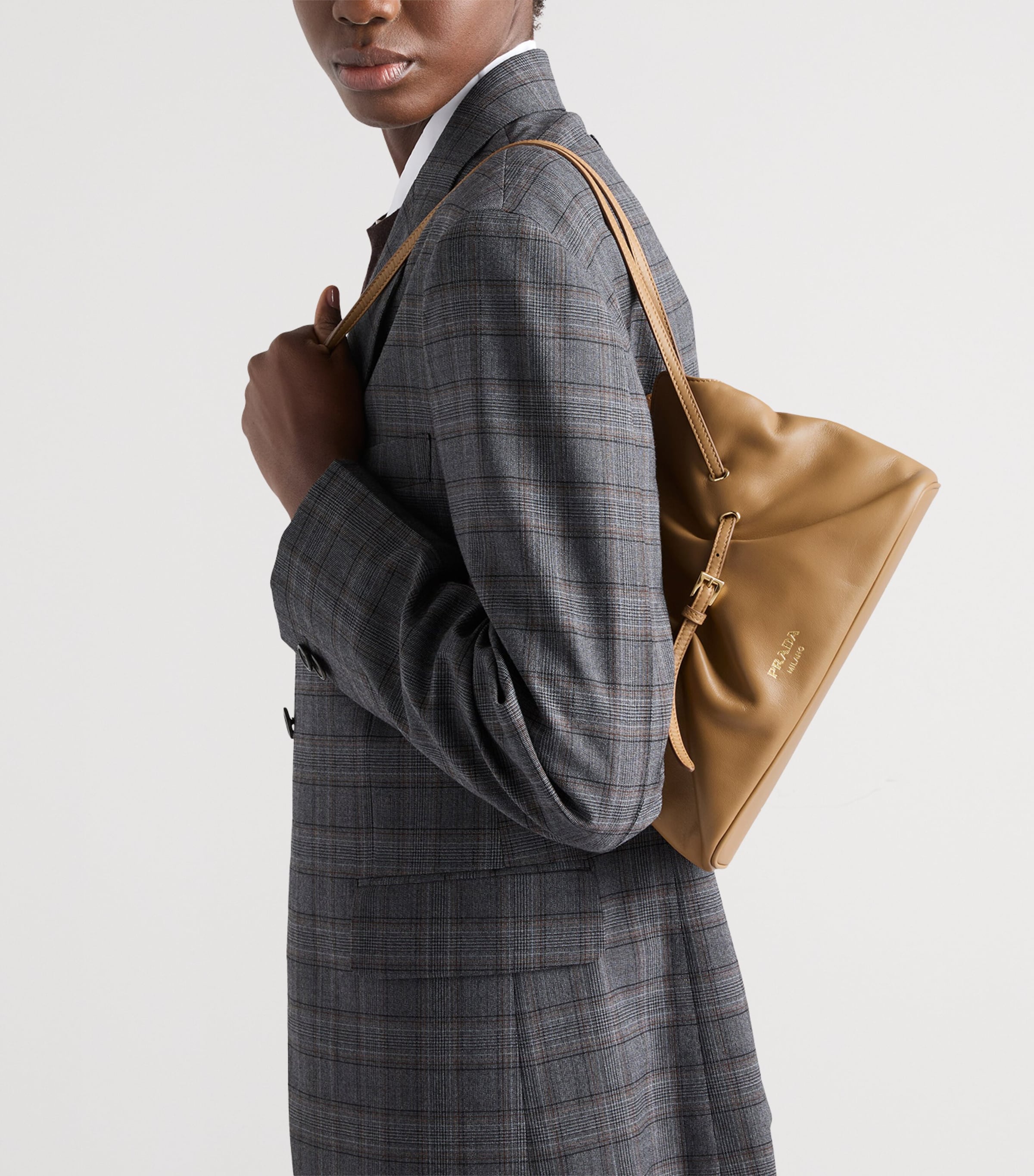 Prada Small Nappa Leather Dada Shoulder Bag Image 7